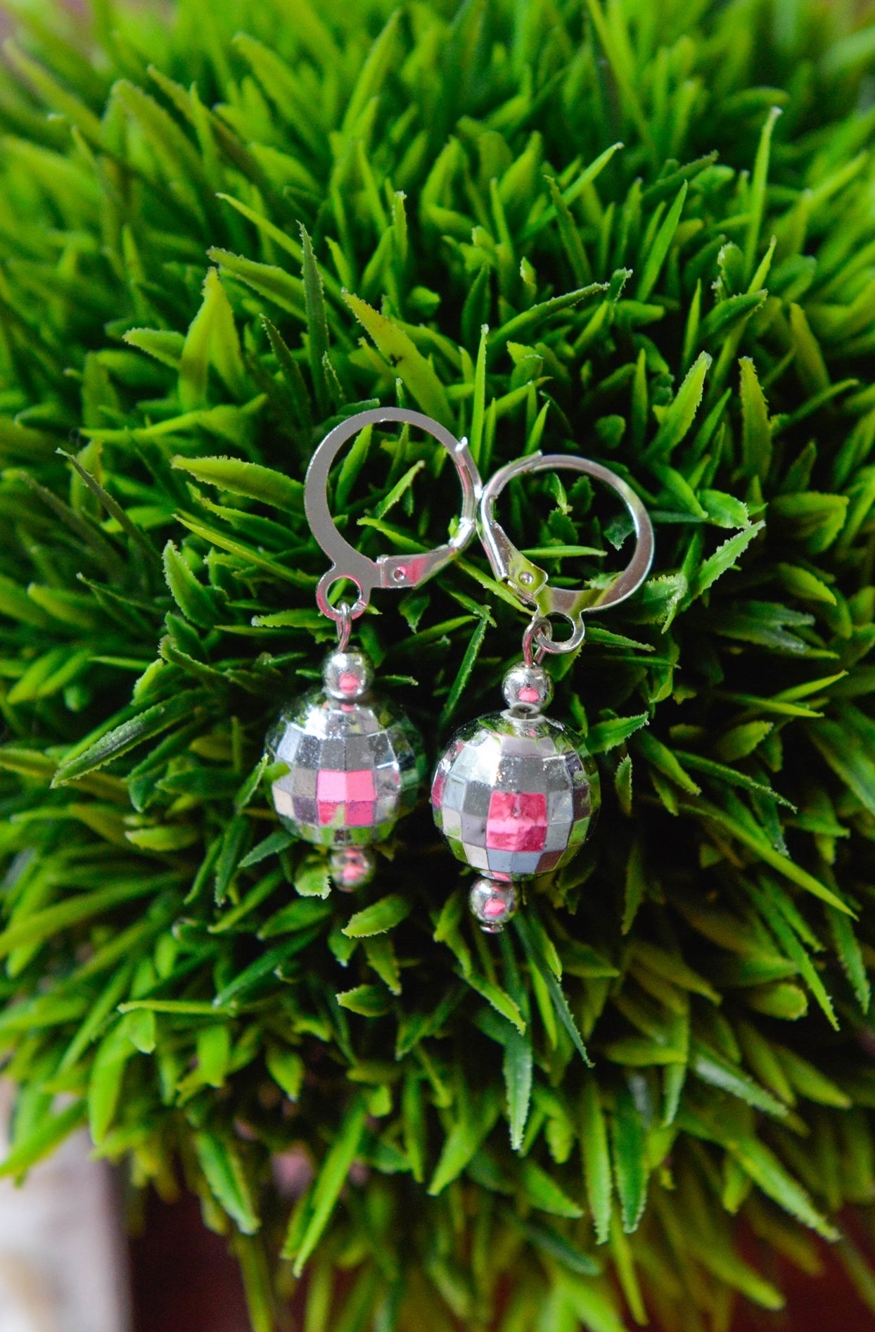 Super Sparkly Disco Ball Earrings