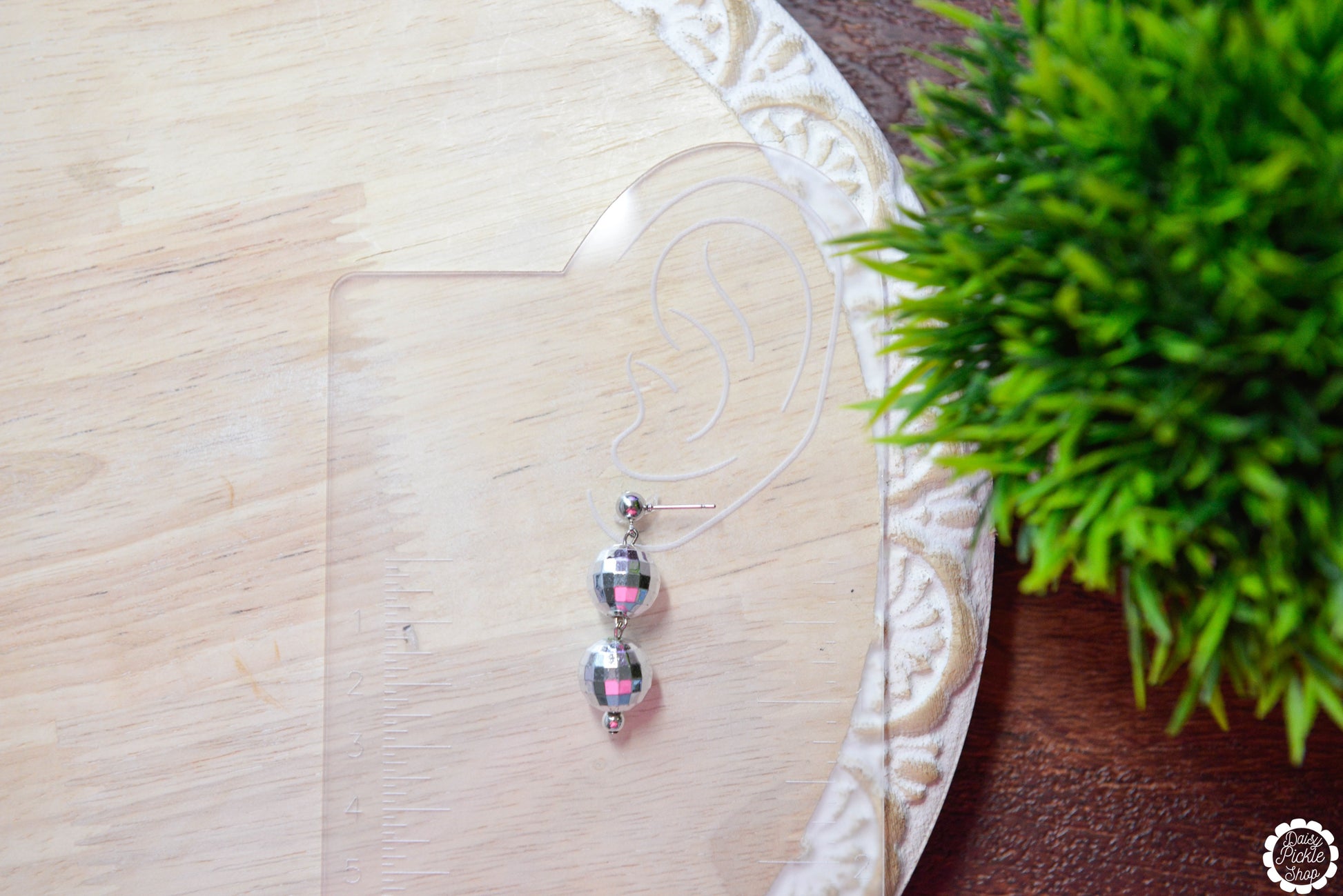 Disco Ball Dangle Earrings