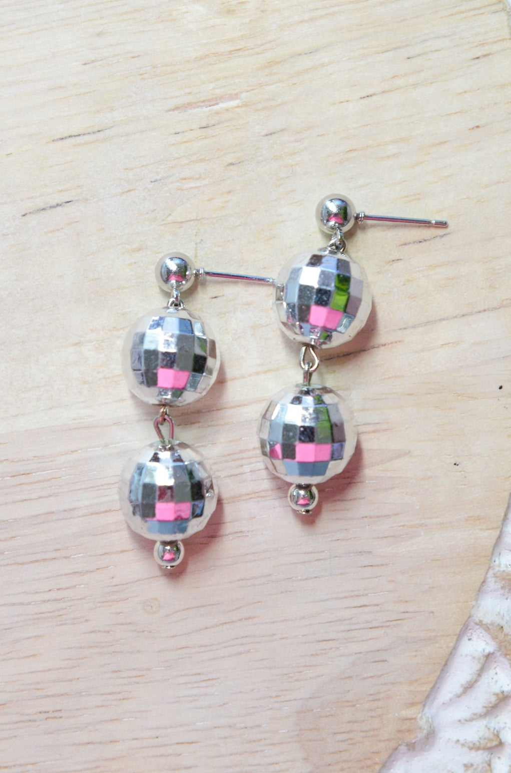 Disco Ball Dangle Earrings