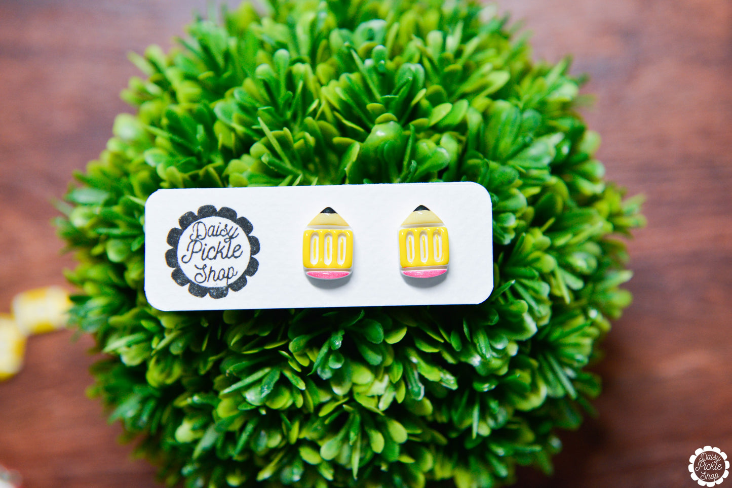 Pencil Stud Earrings