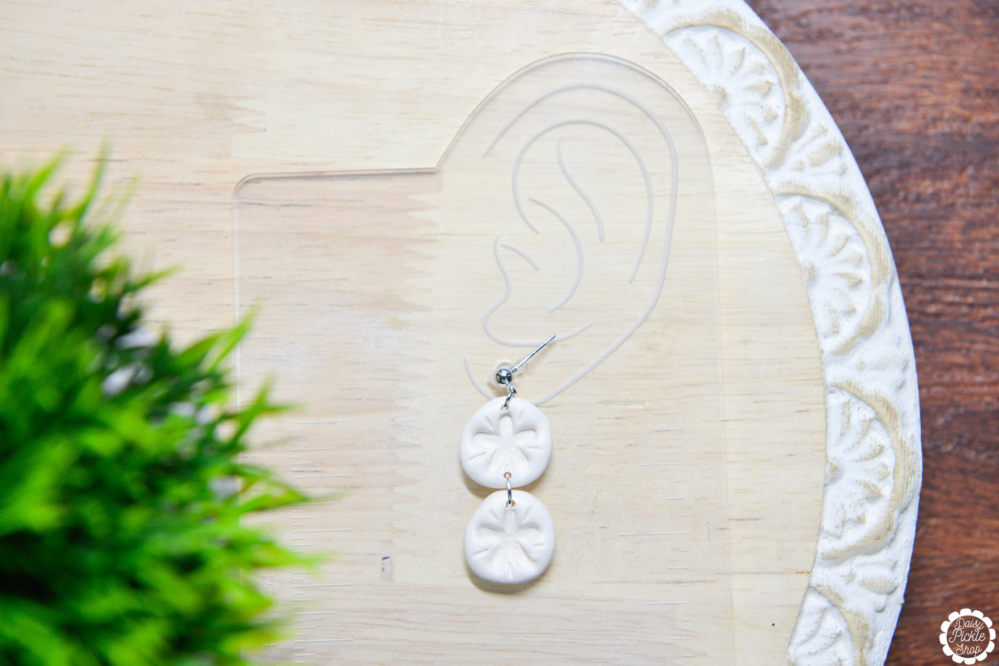 Sand Dollar Stack Earrings