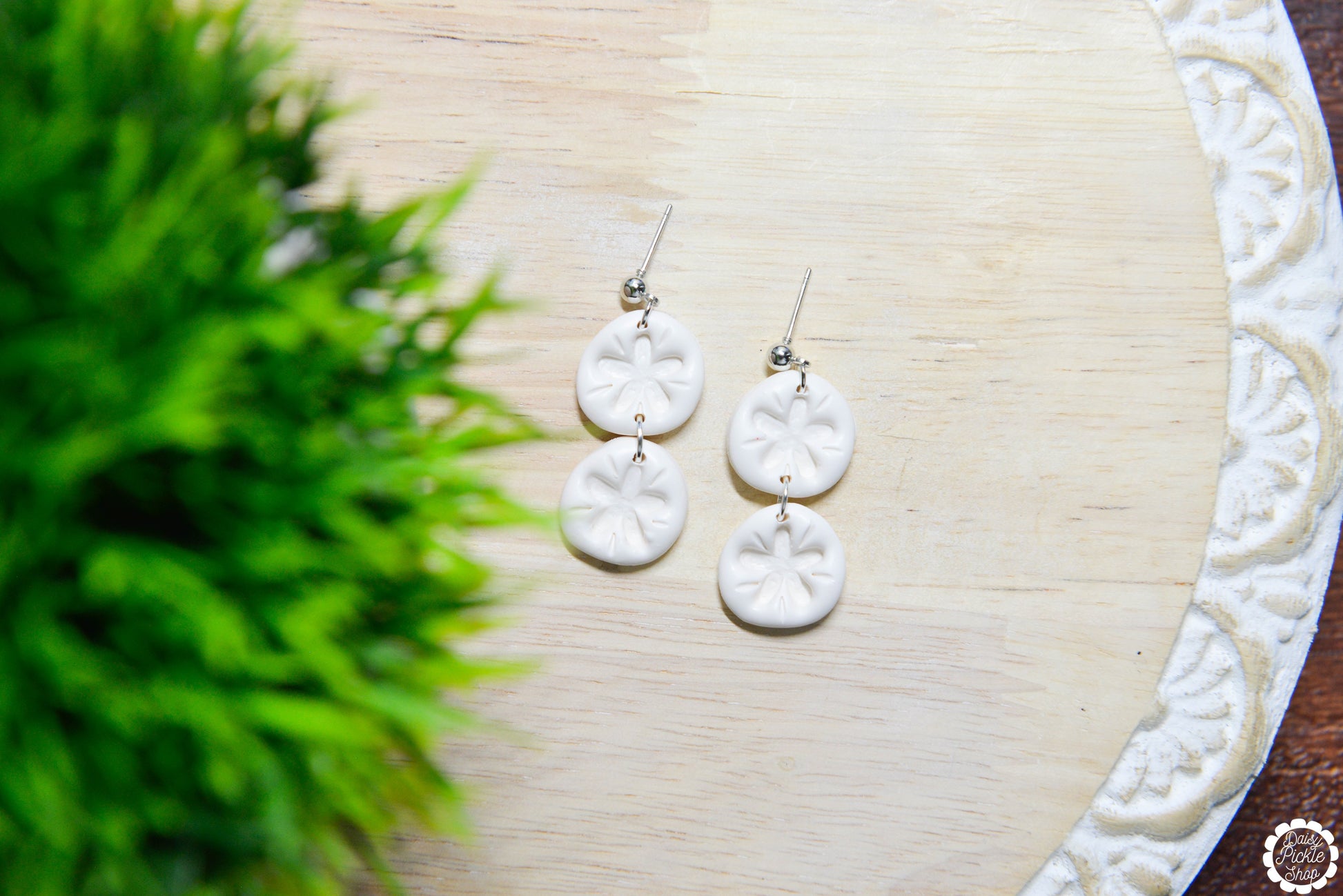 Sand Dollar Stack Earrings