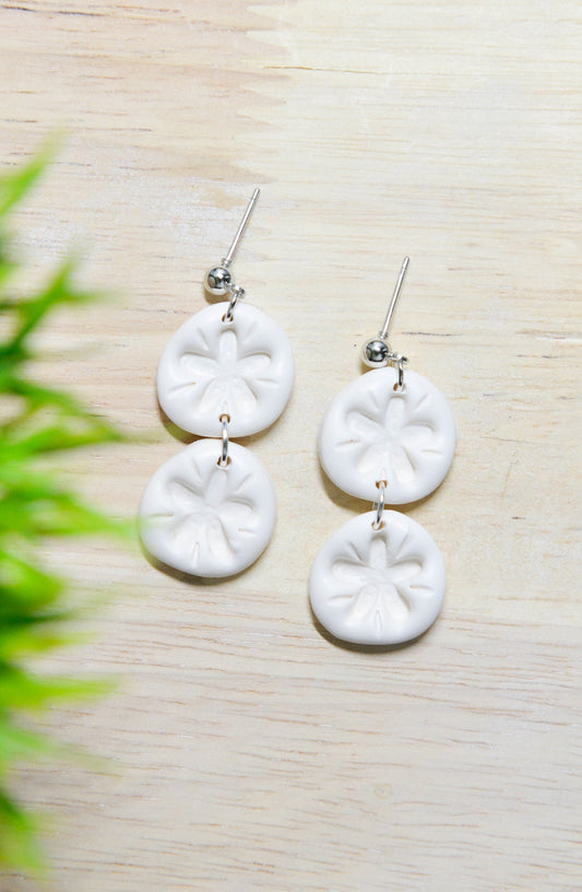 Sand Dollar Stack Earrings