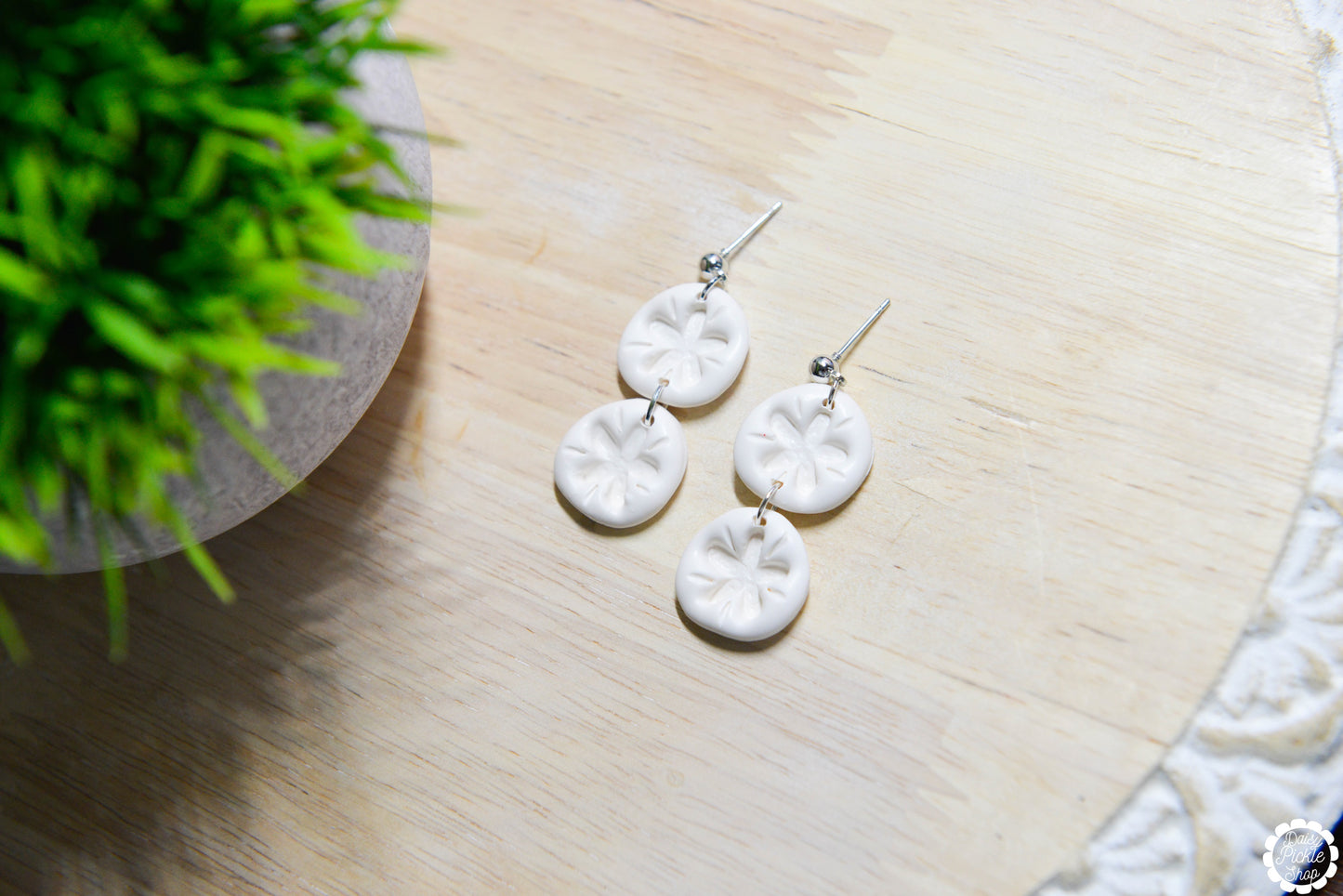 Sand Dollar Stack Earrings