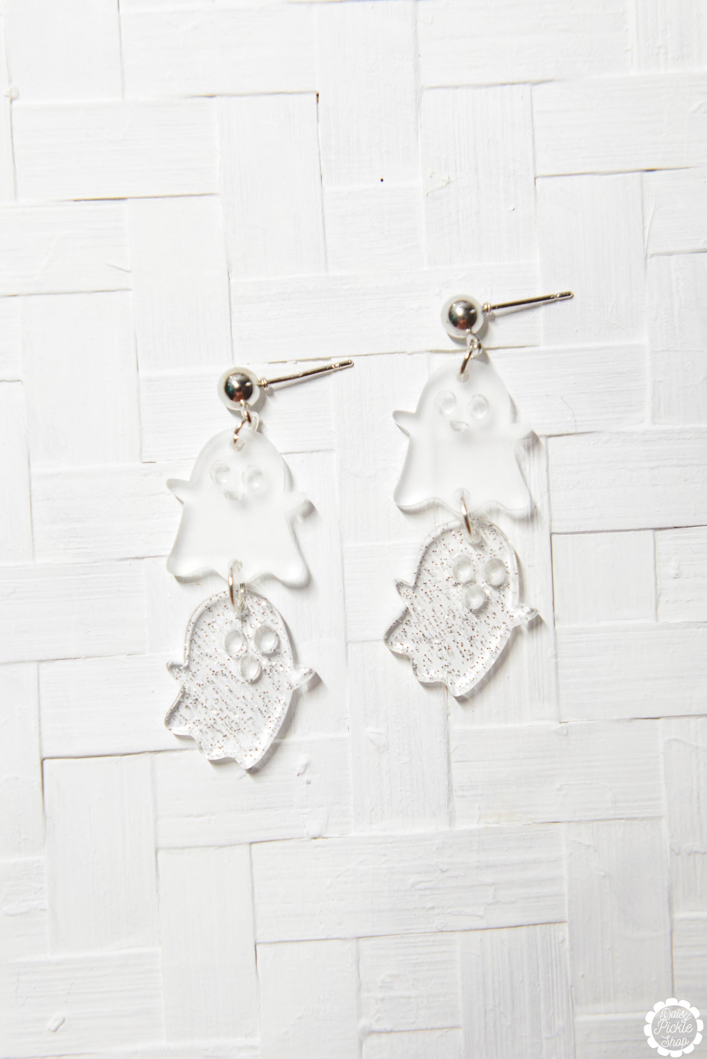 Spooky Ghost Dangle Earrings