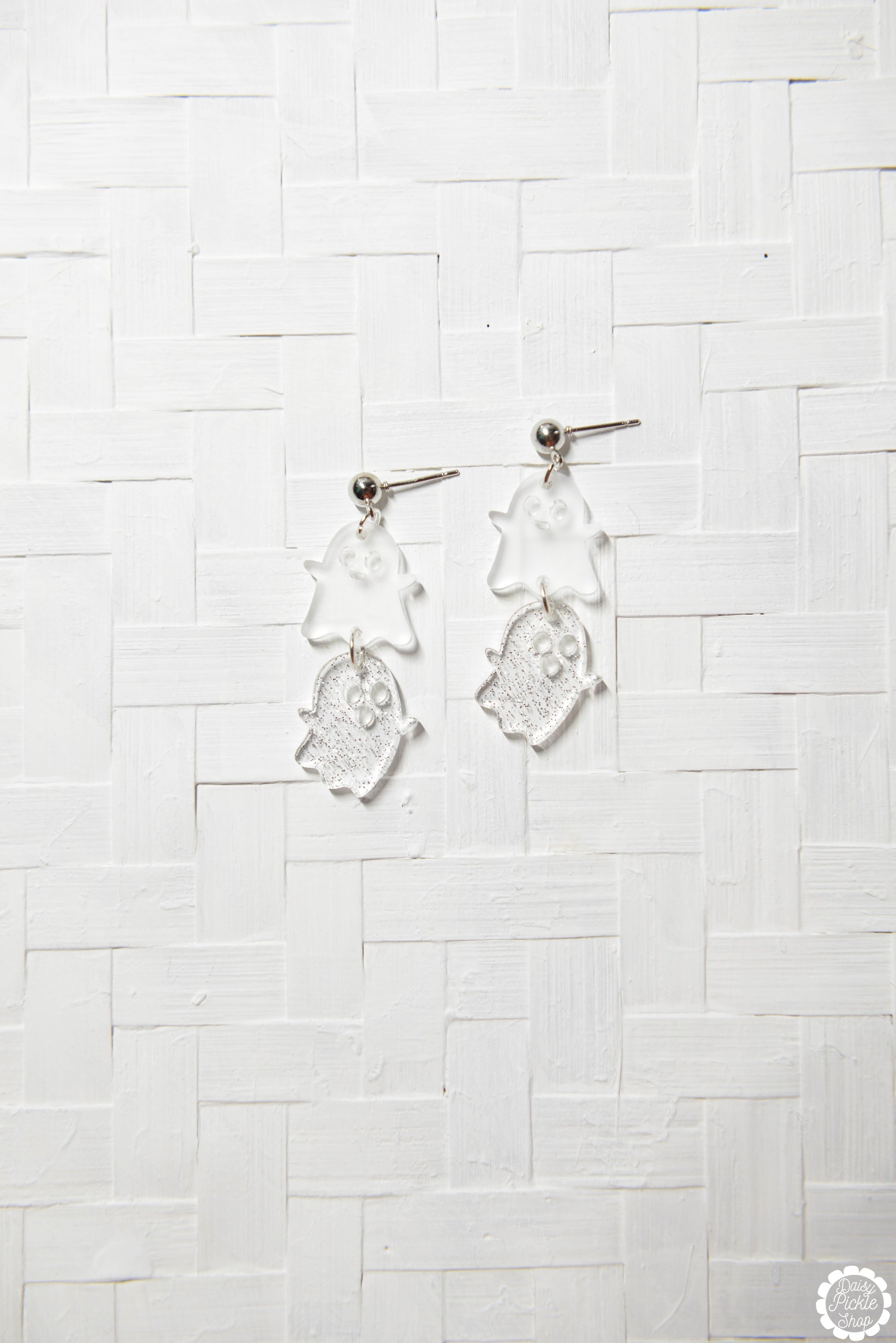 Spooky Ghost Dangle Earrings