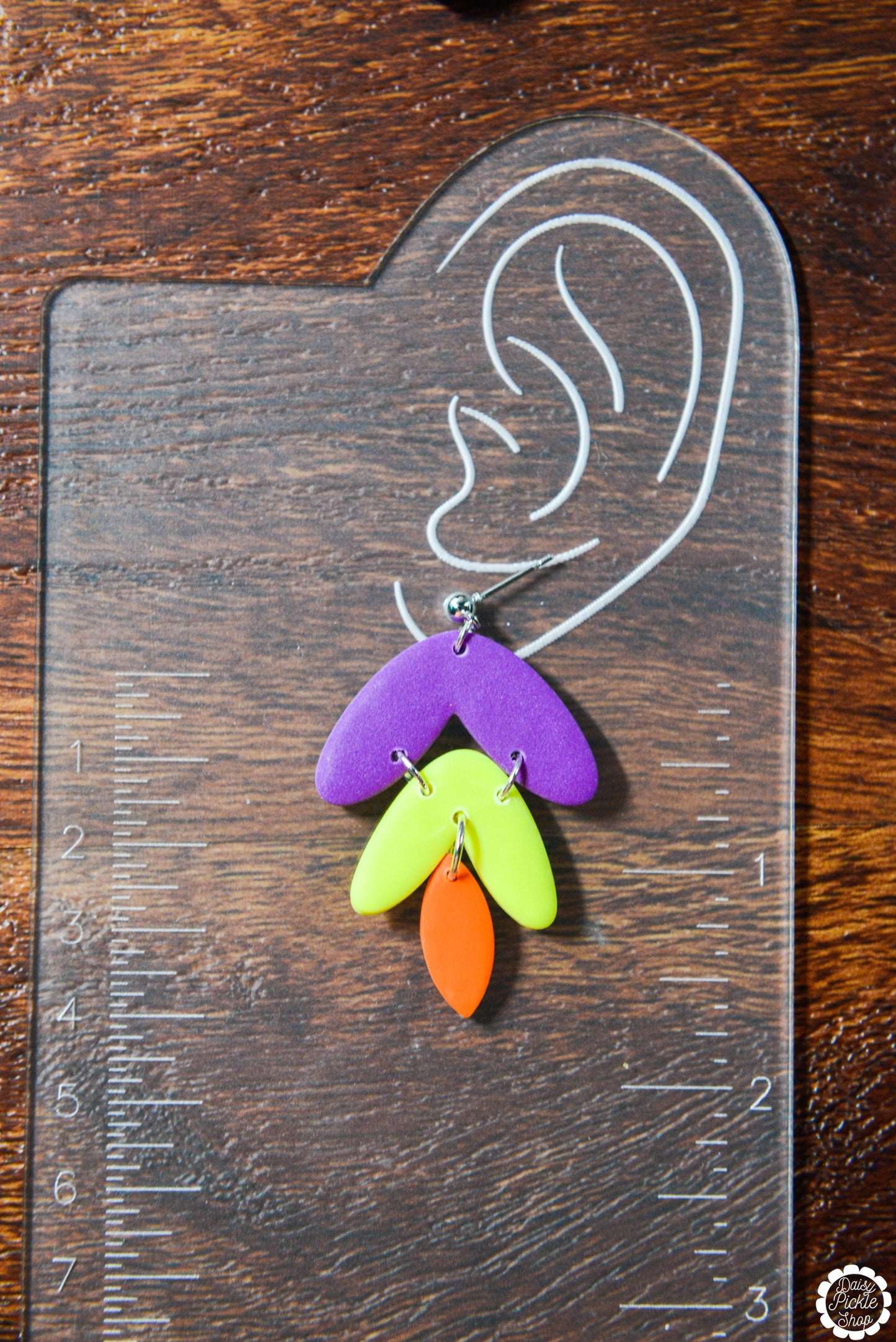 Trick or Treat Leaf Drop Earrings