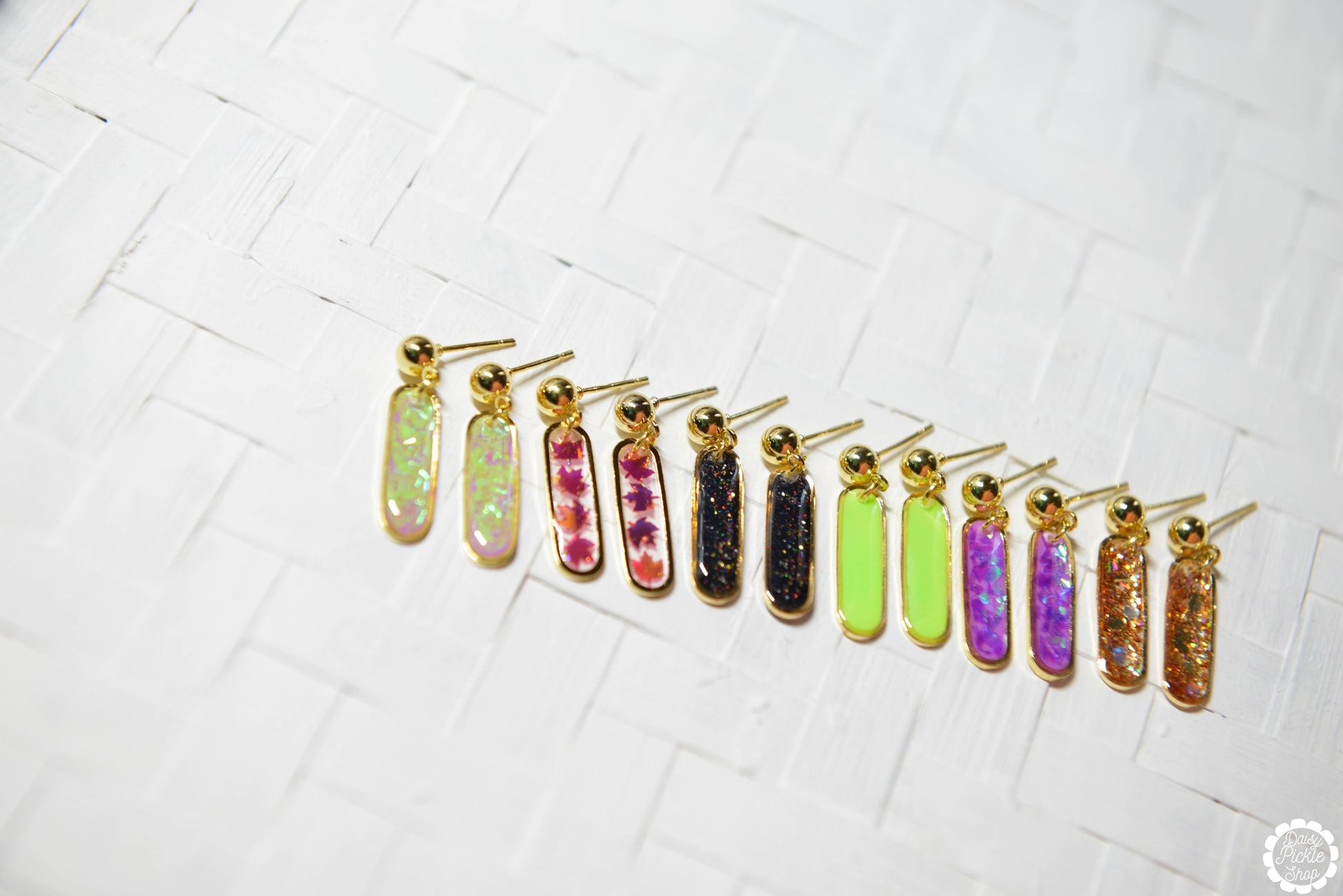 Oval Drop Earrings