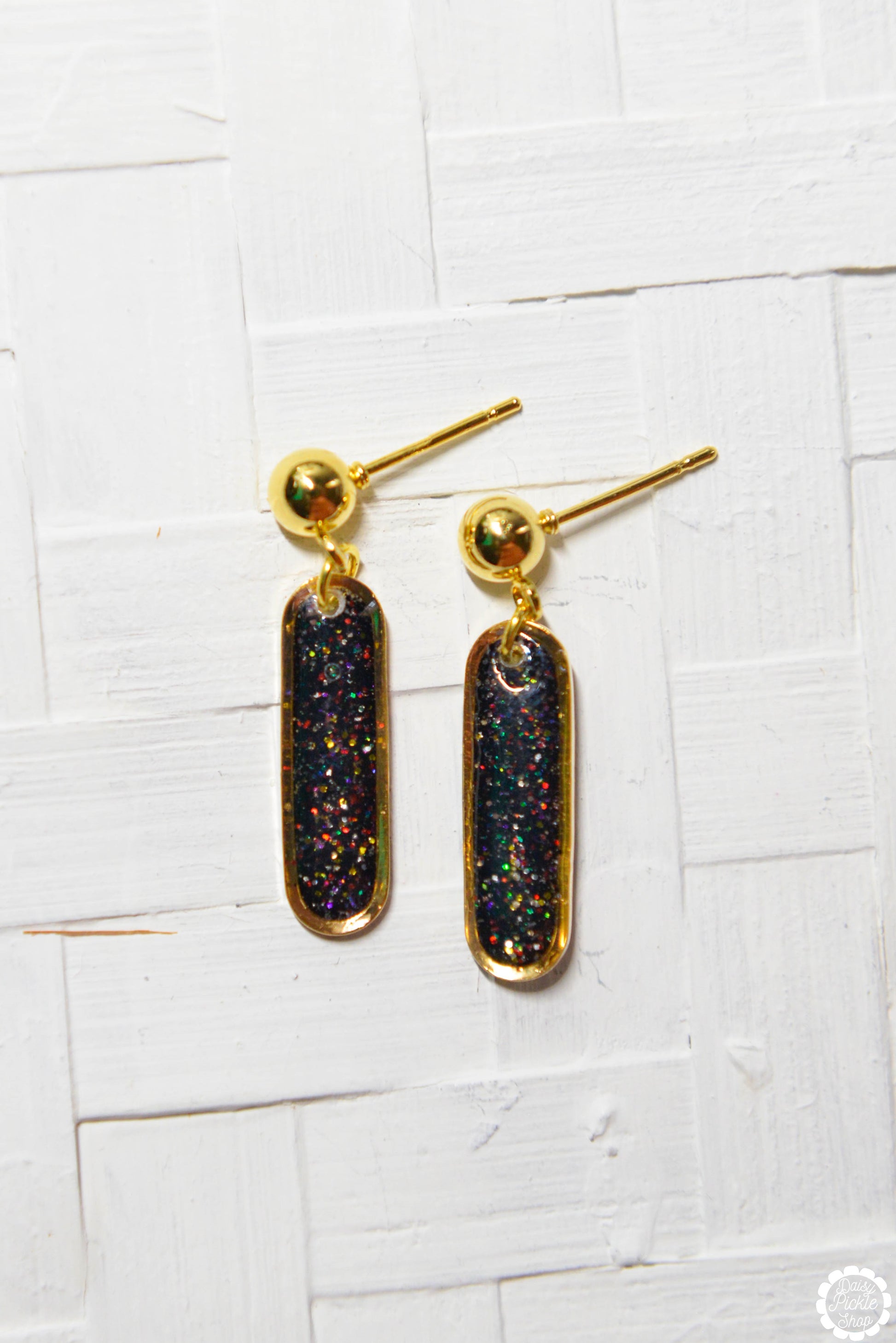 Oval Drop Earrings