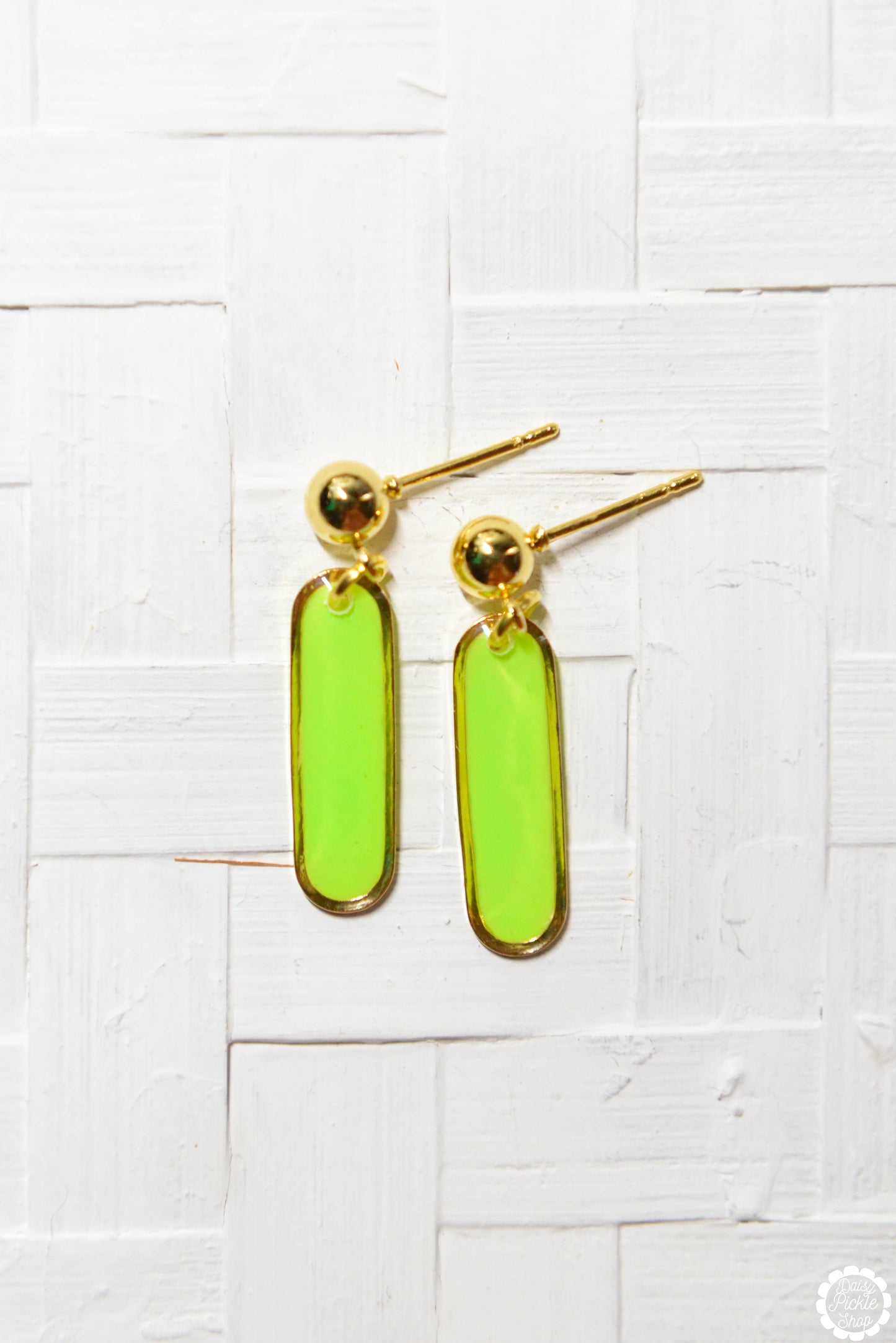 Oval Drop Earrings