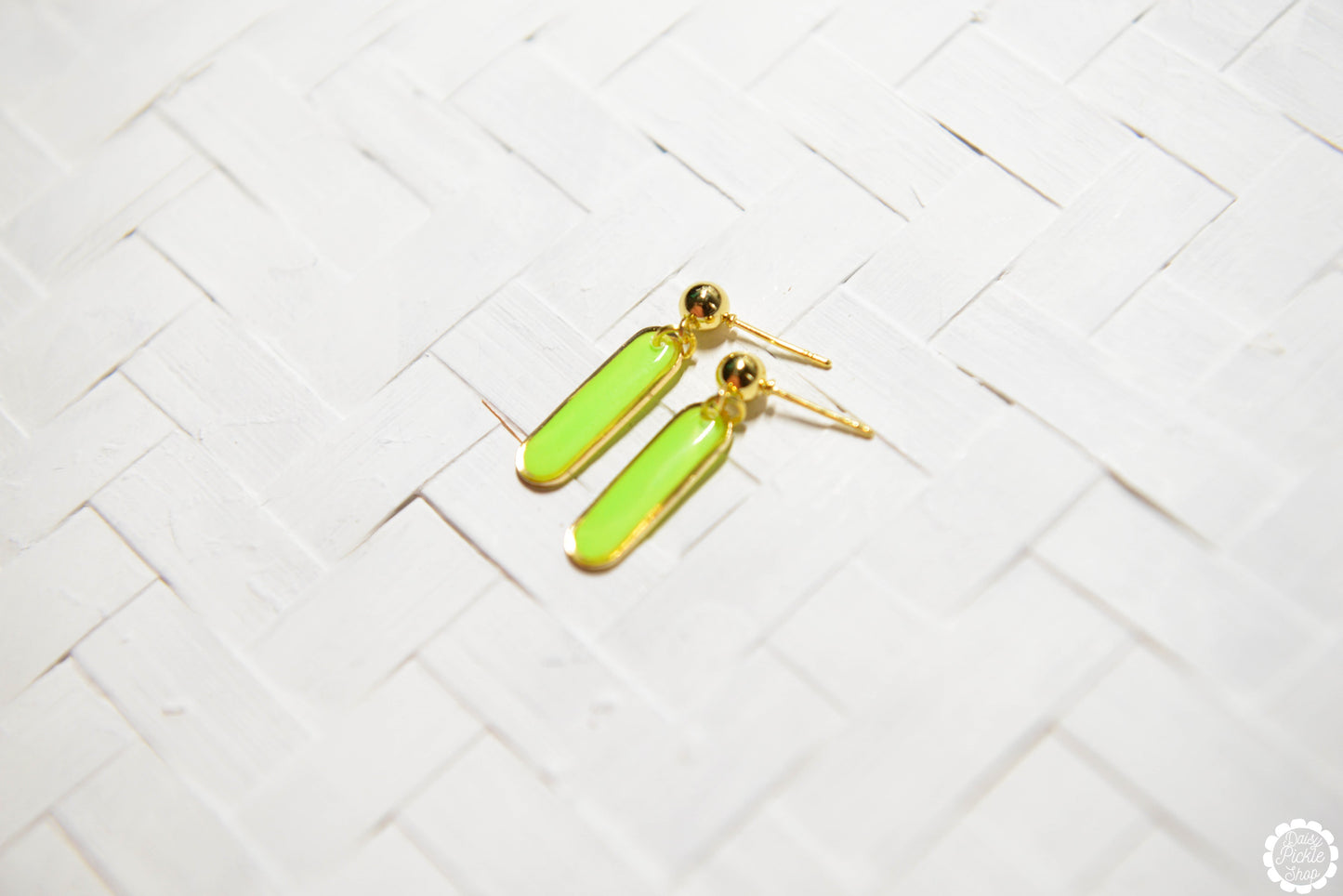 Oval Drop Earrings