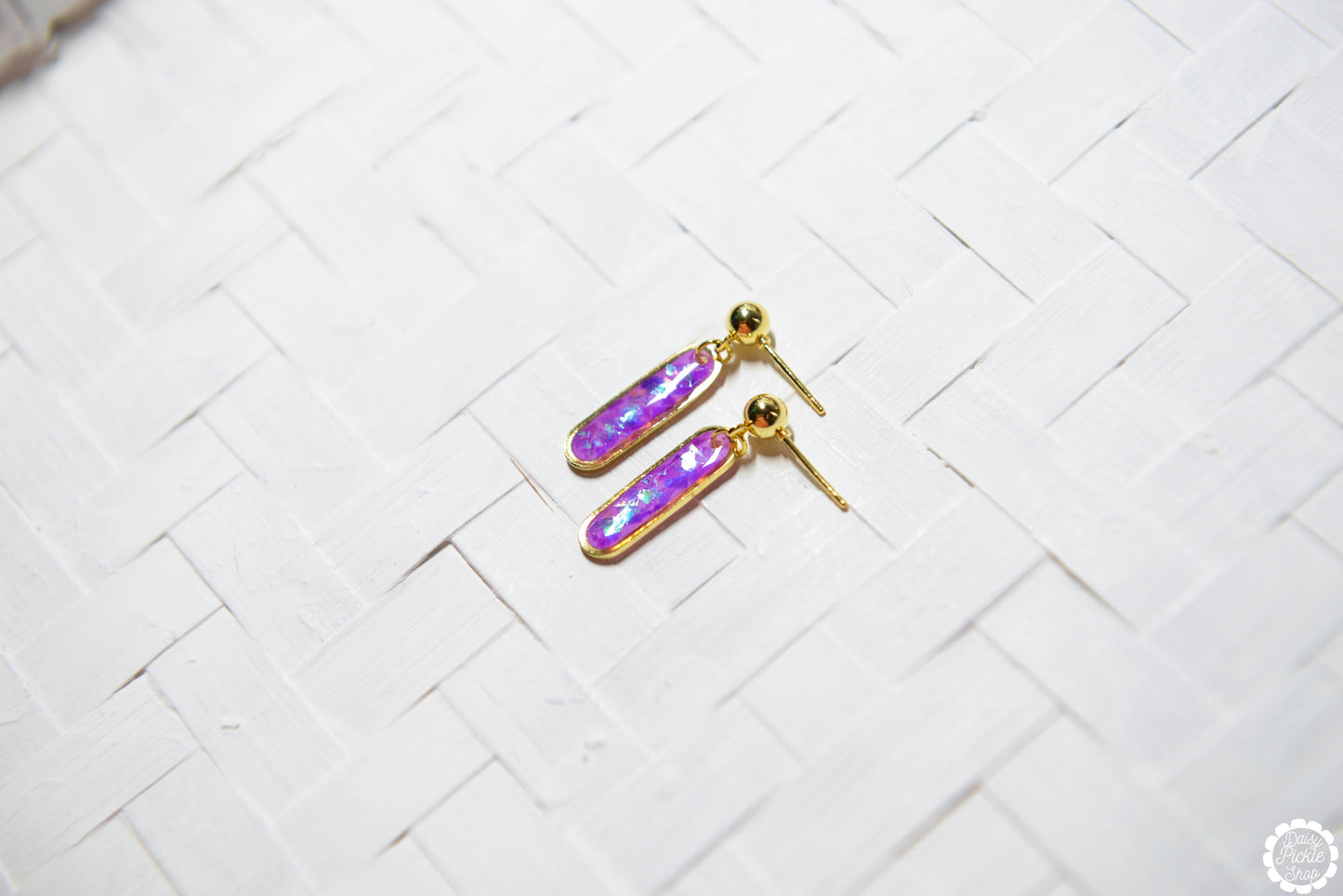 Oval Drop Earrings