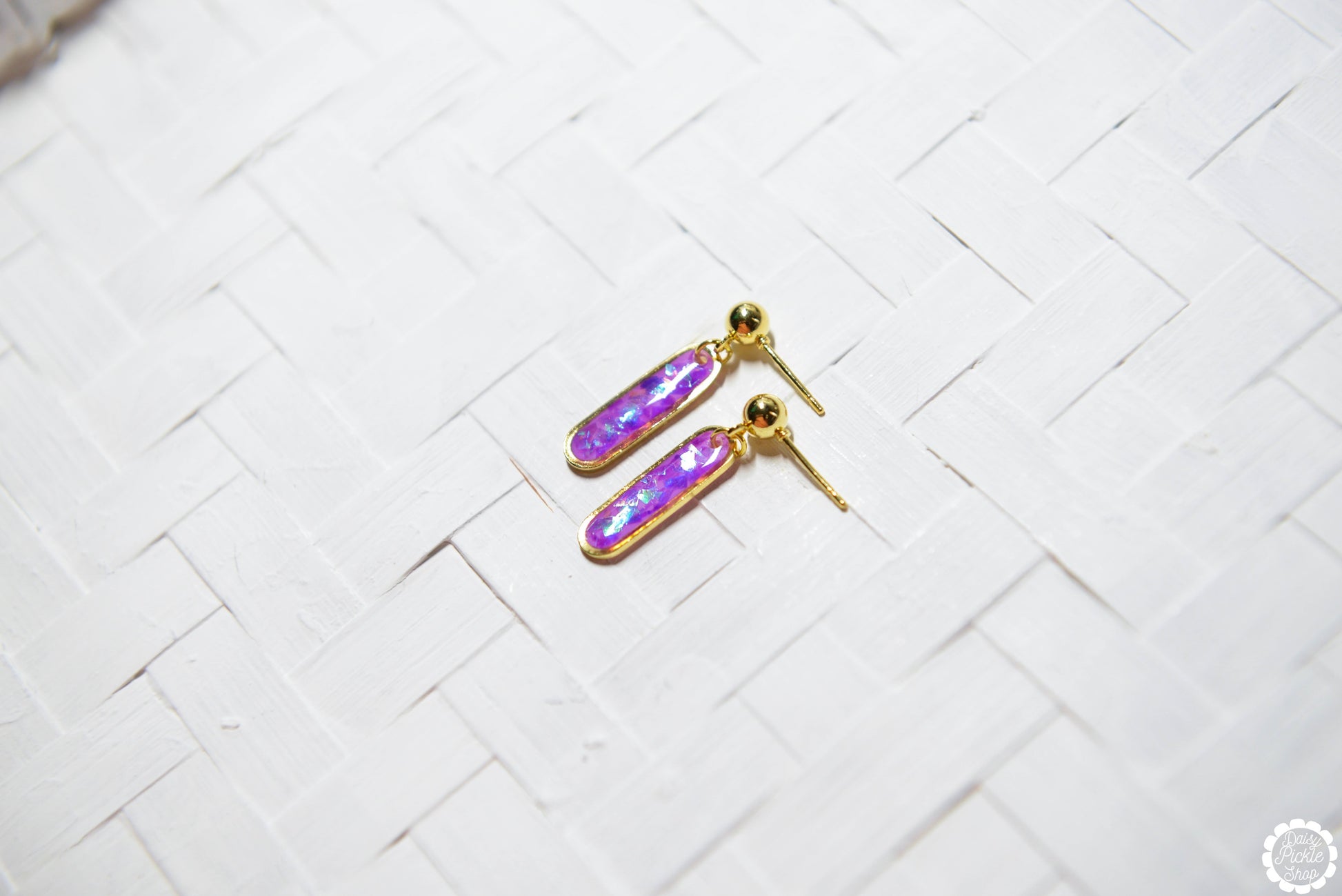 Oval Drop Earrings