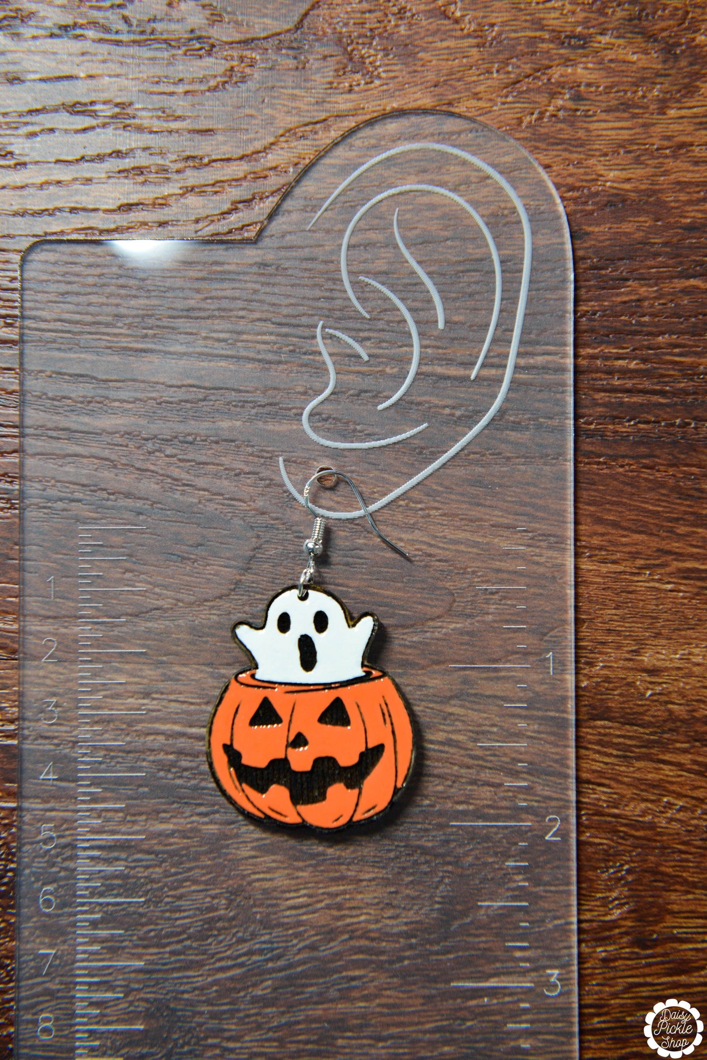 Pumpkin Ghost Earrings