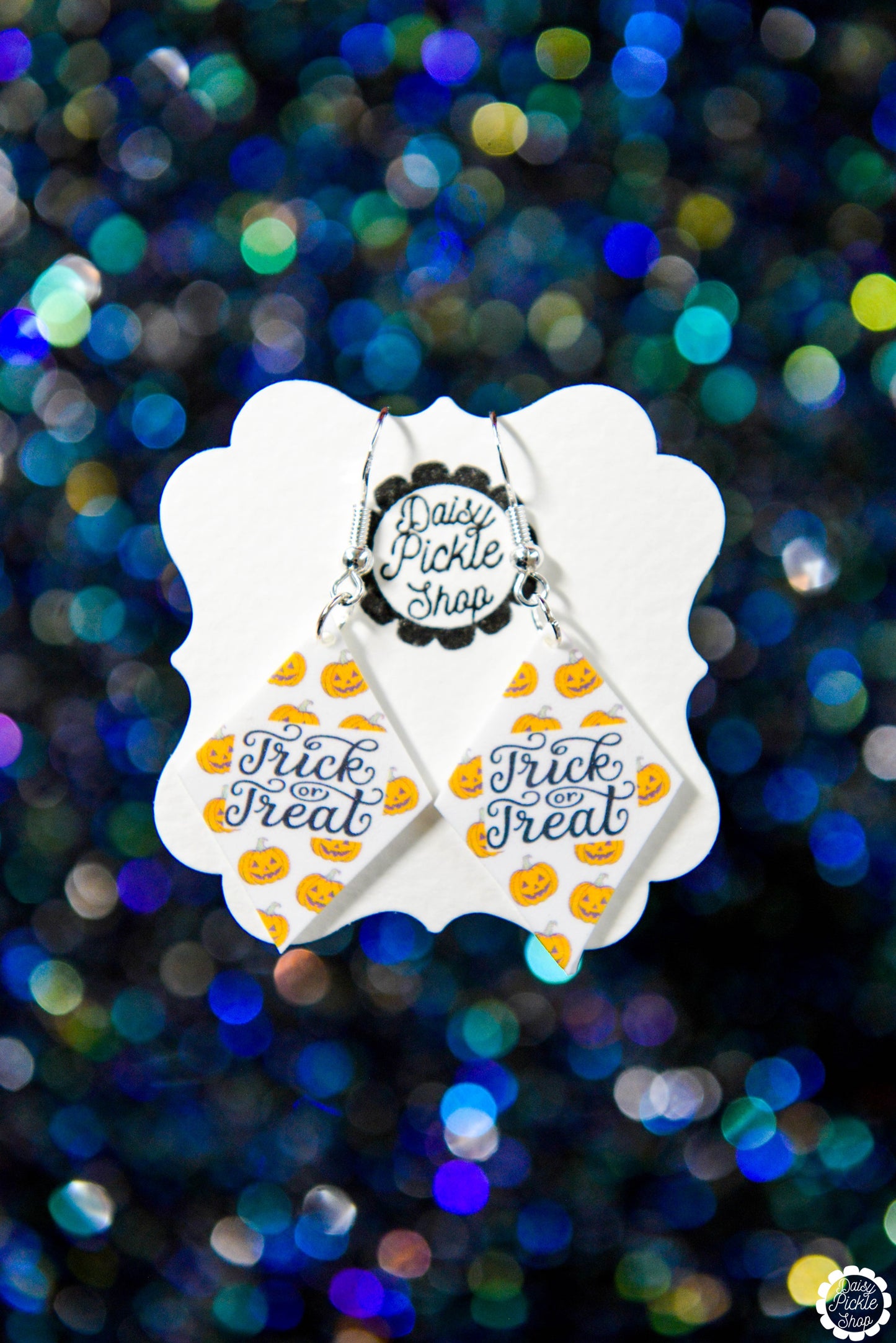 Trick or Treat Pumpkin Earrings