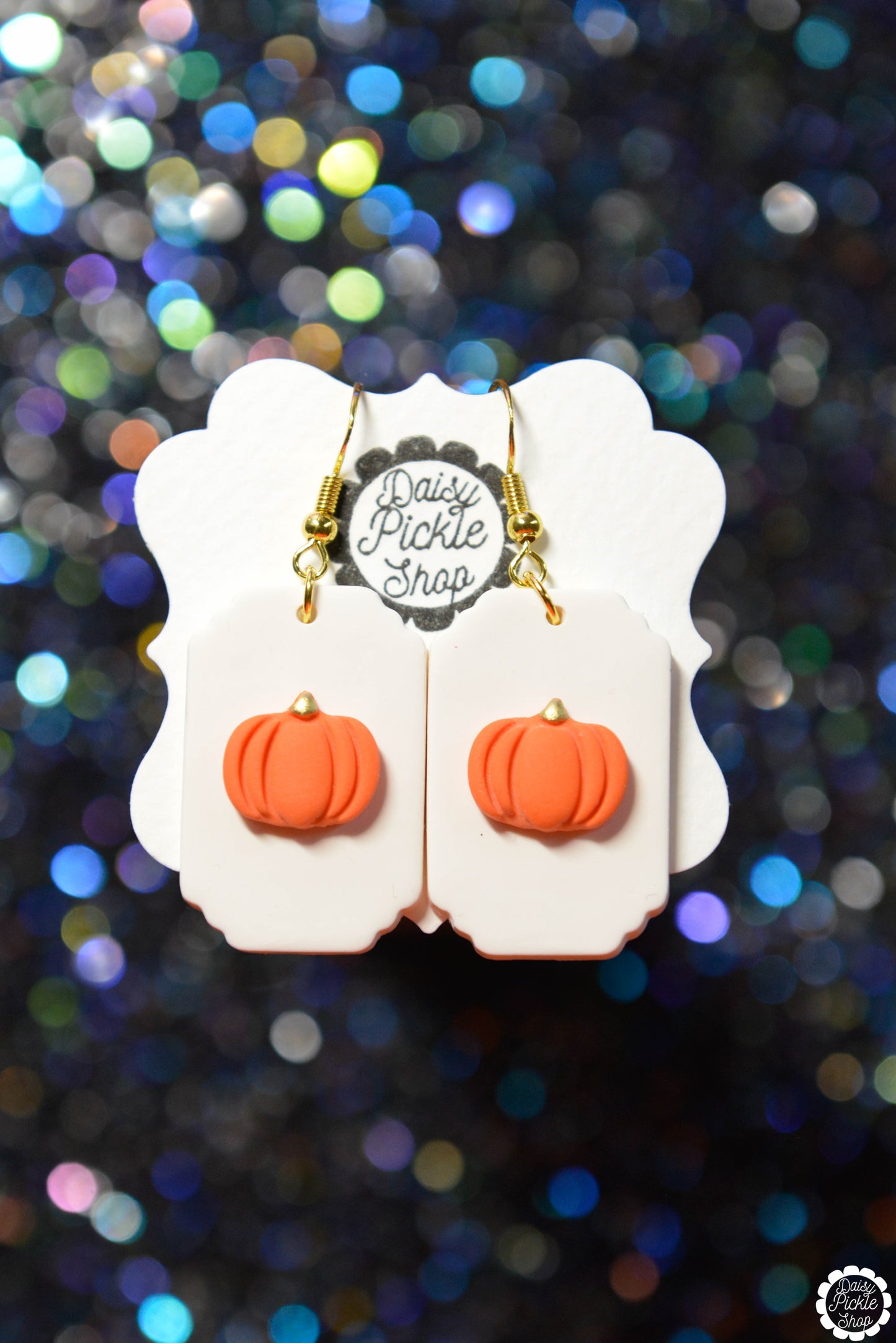 Framed Pumpkin Earrings