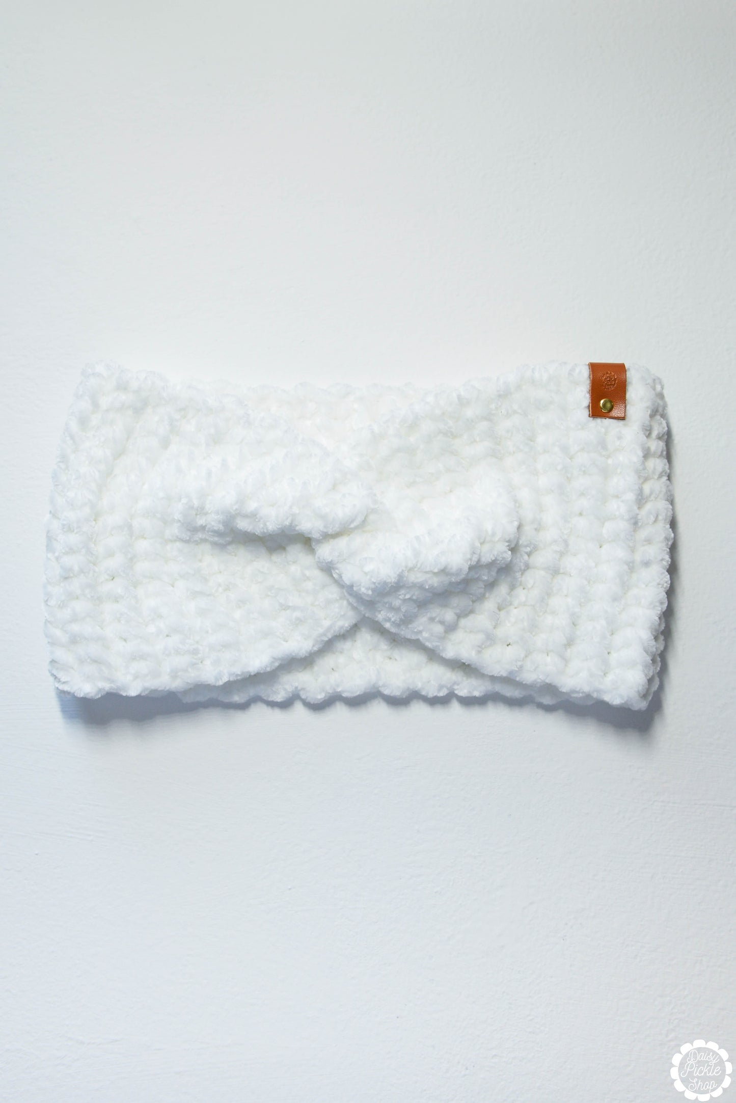 Snowfall Crushed Velvet Twist Ear Warmer