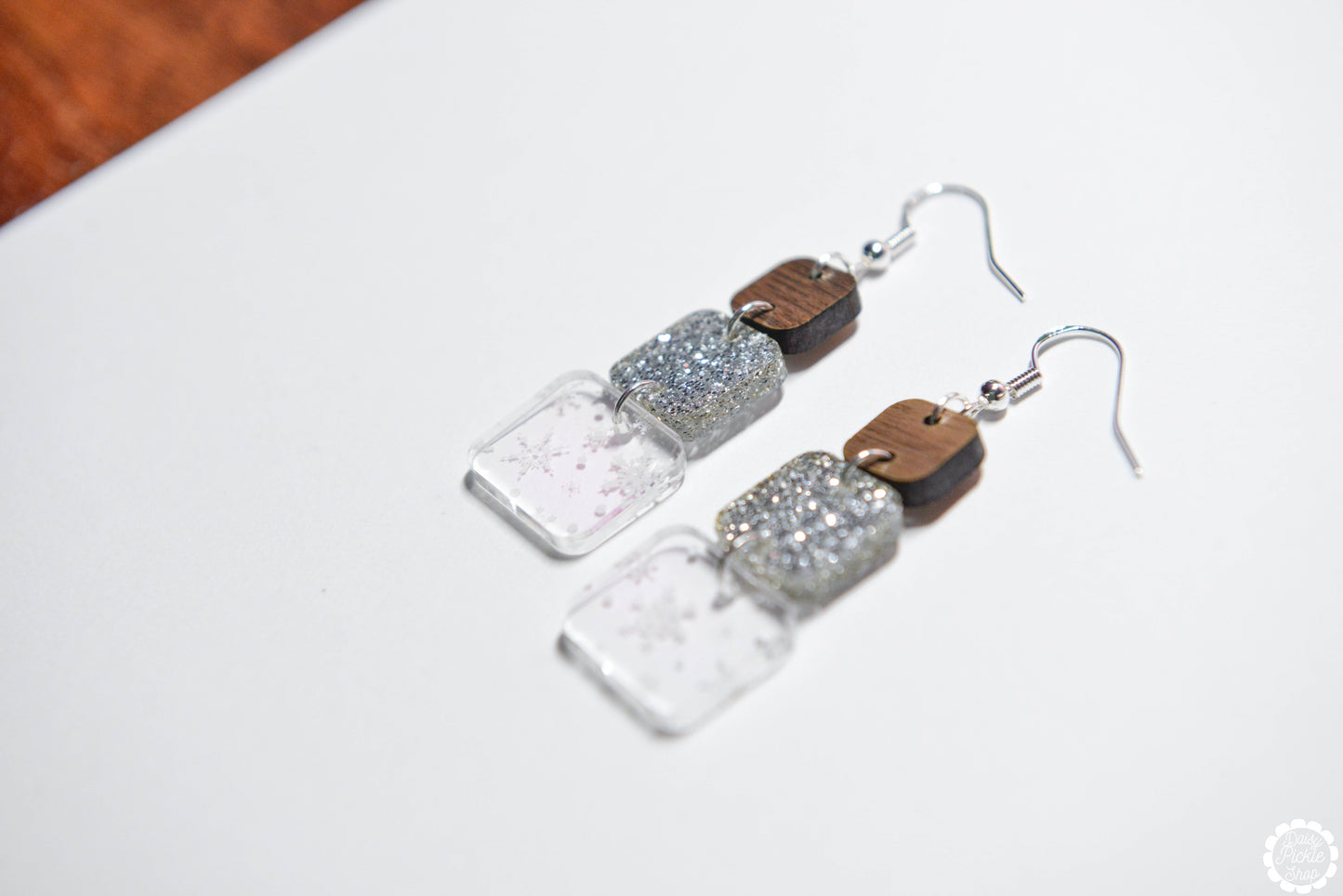 Snow Sparkle Stack Winter Earrings