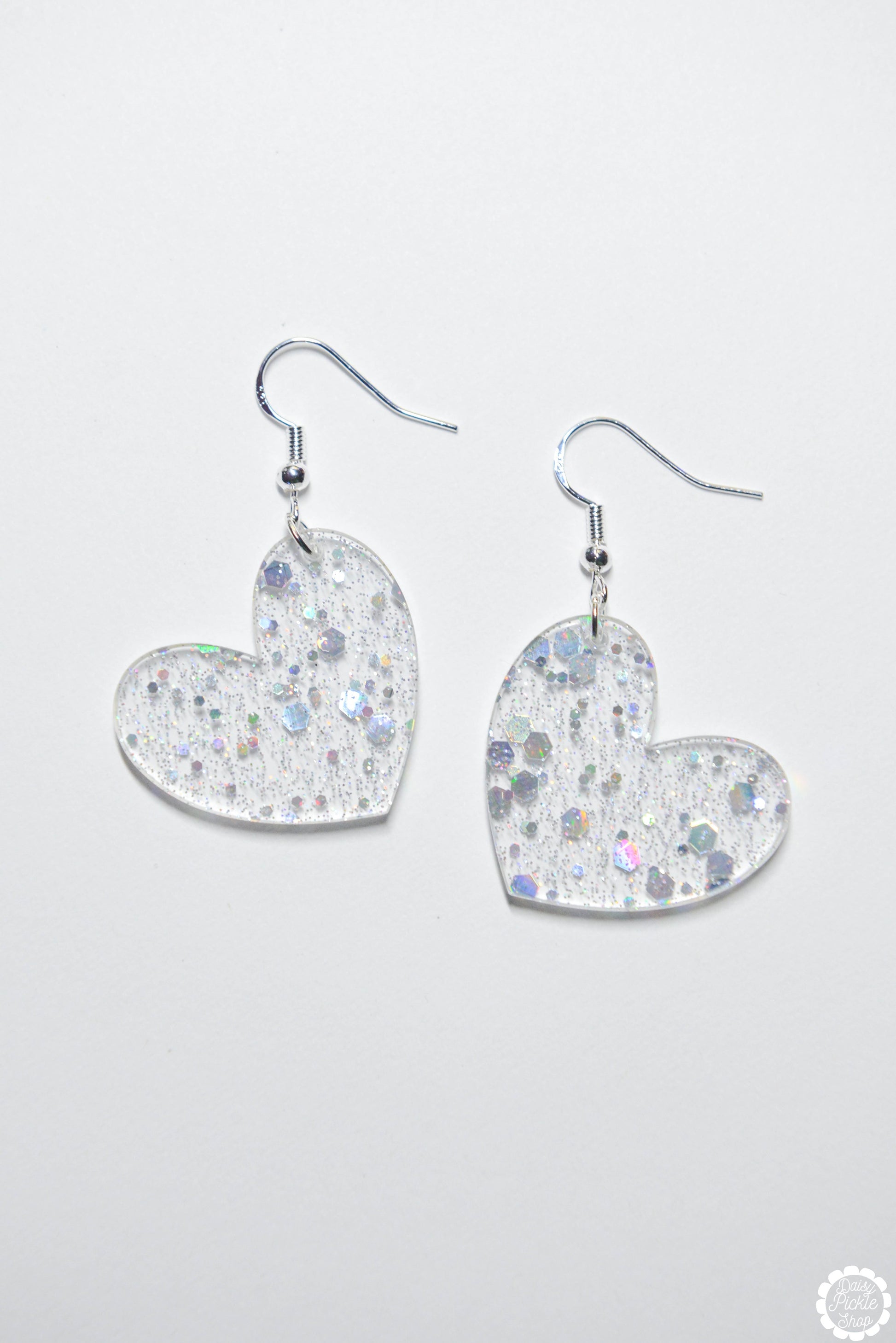 Sparkle Heart Earrings