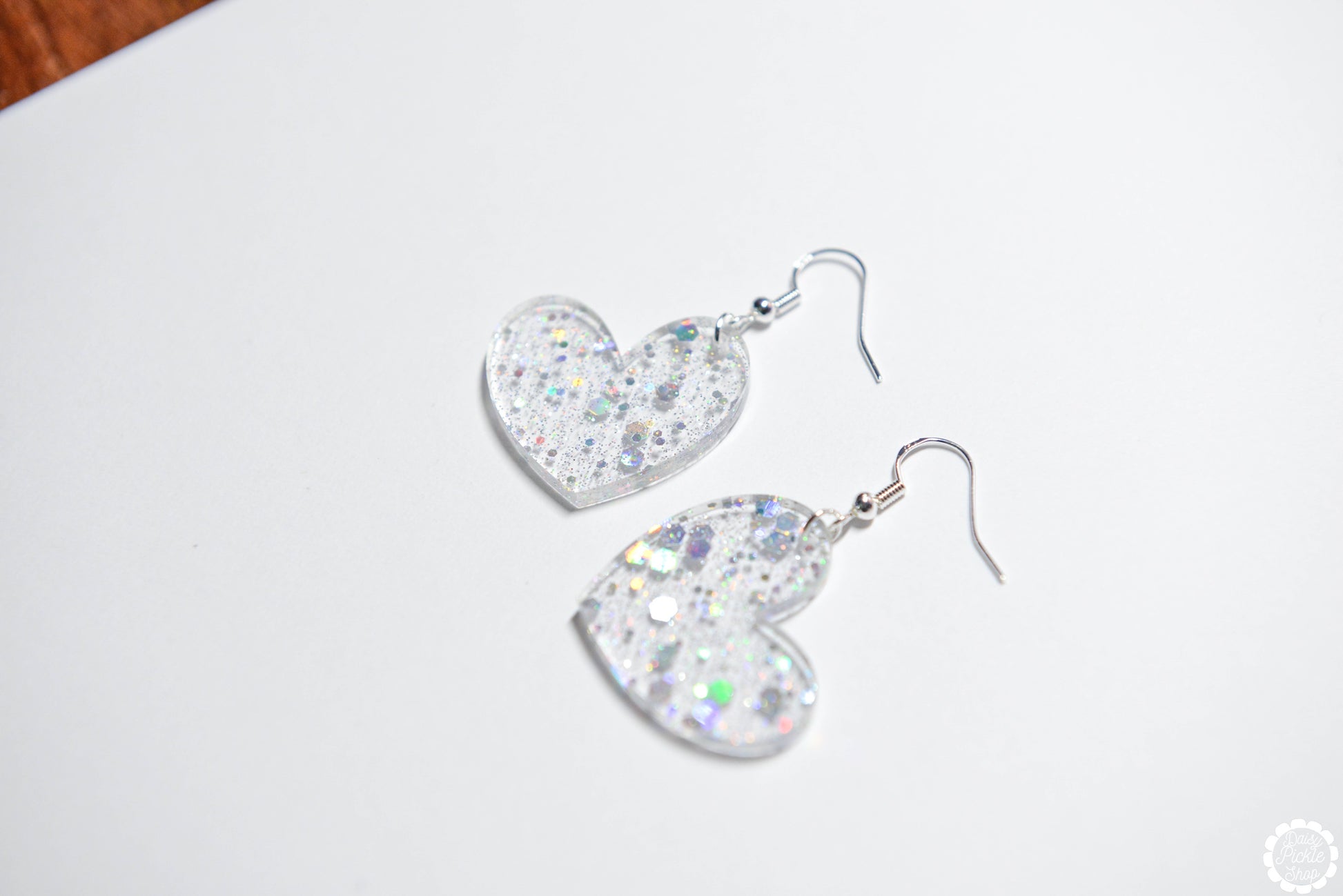 Sparkle Heart Earrings