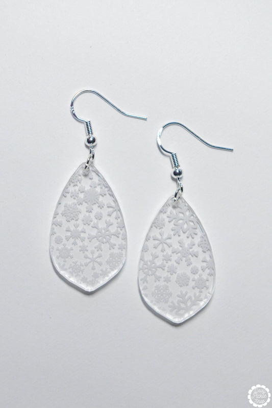 Snowflake Petal Earrings