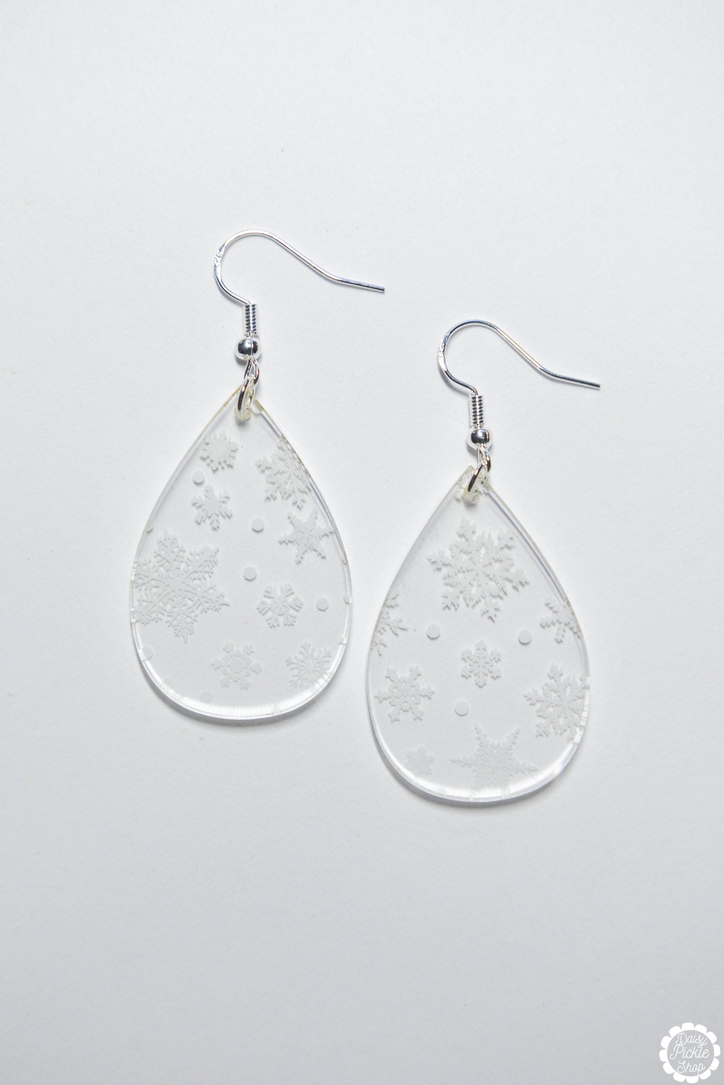 Snowflake Drop Earrings