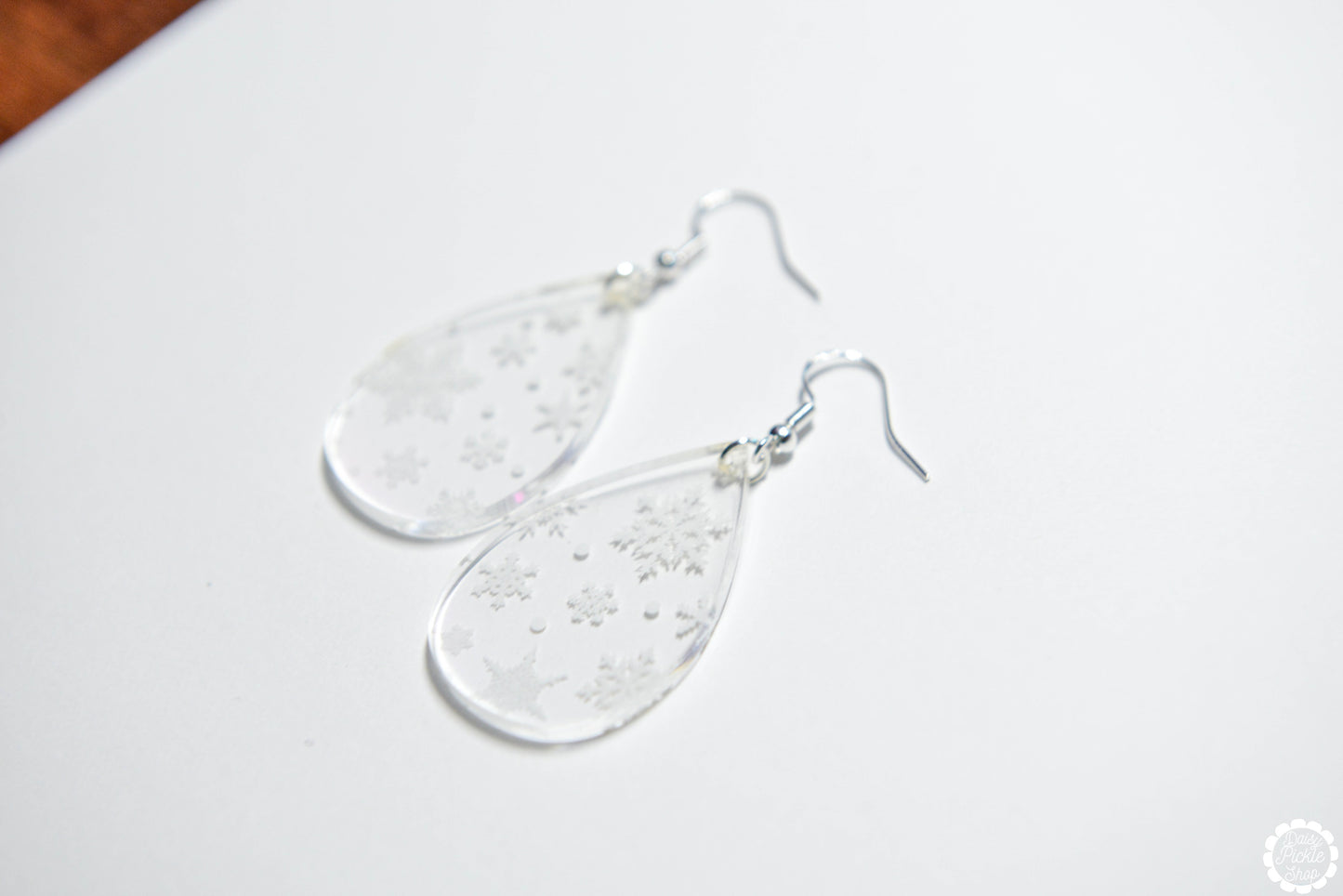 Snowflake Drop Earrings