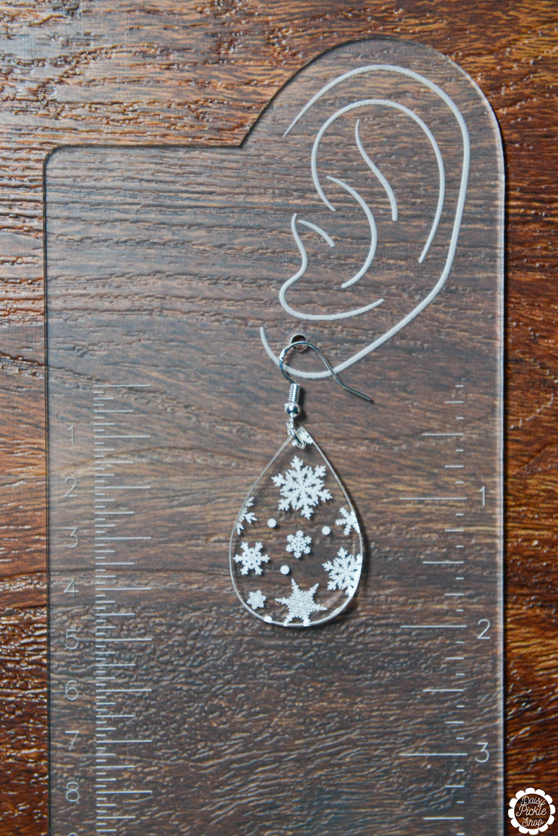 Snowflake Drop Earrings