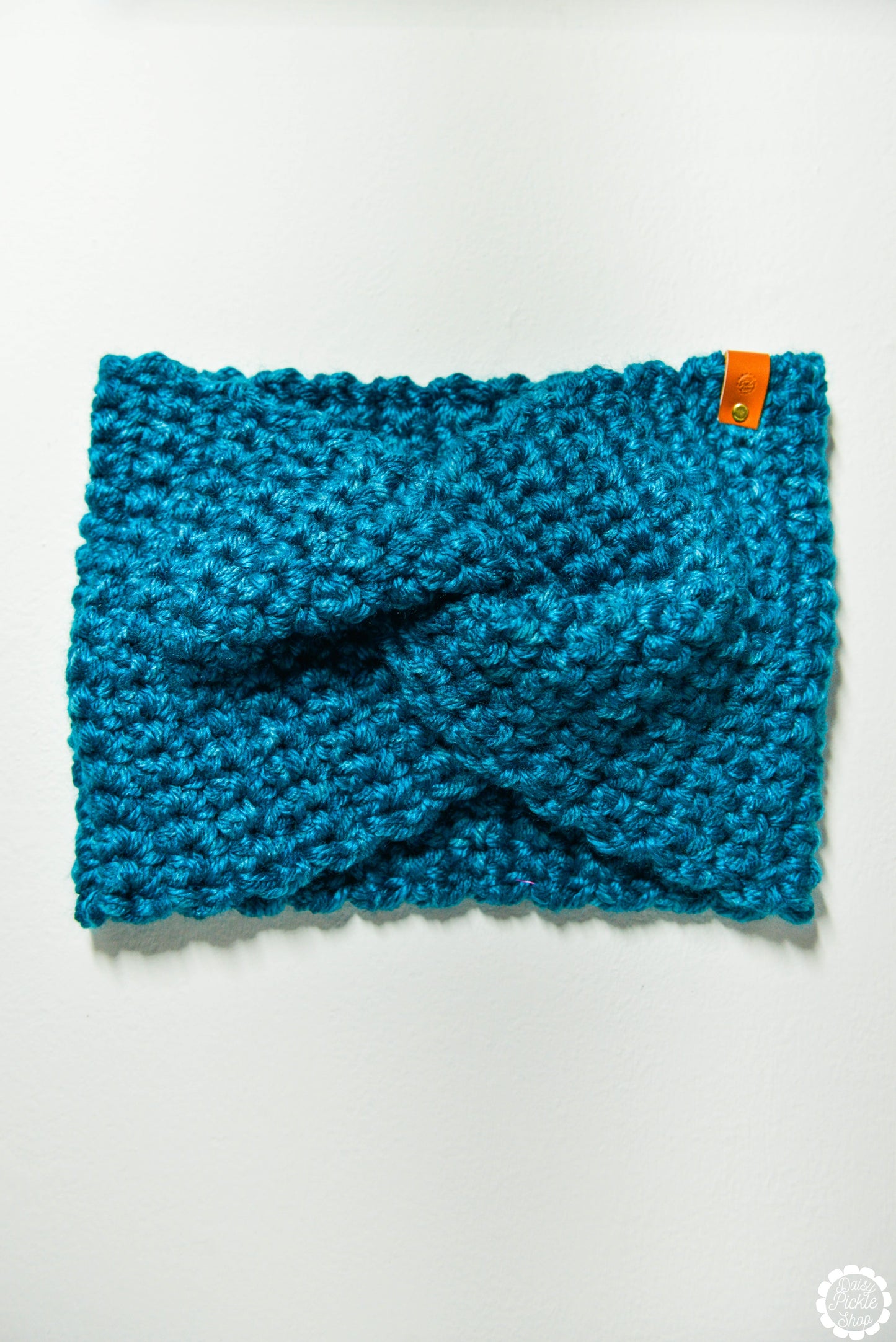 Teal Blue Twist Headband