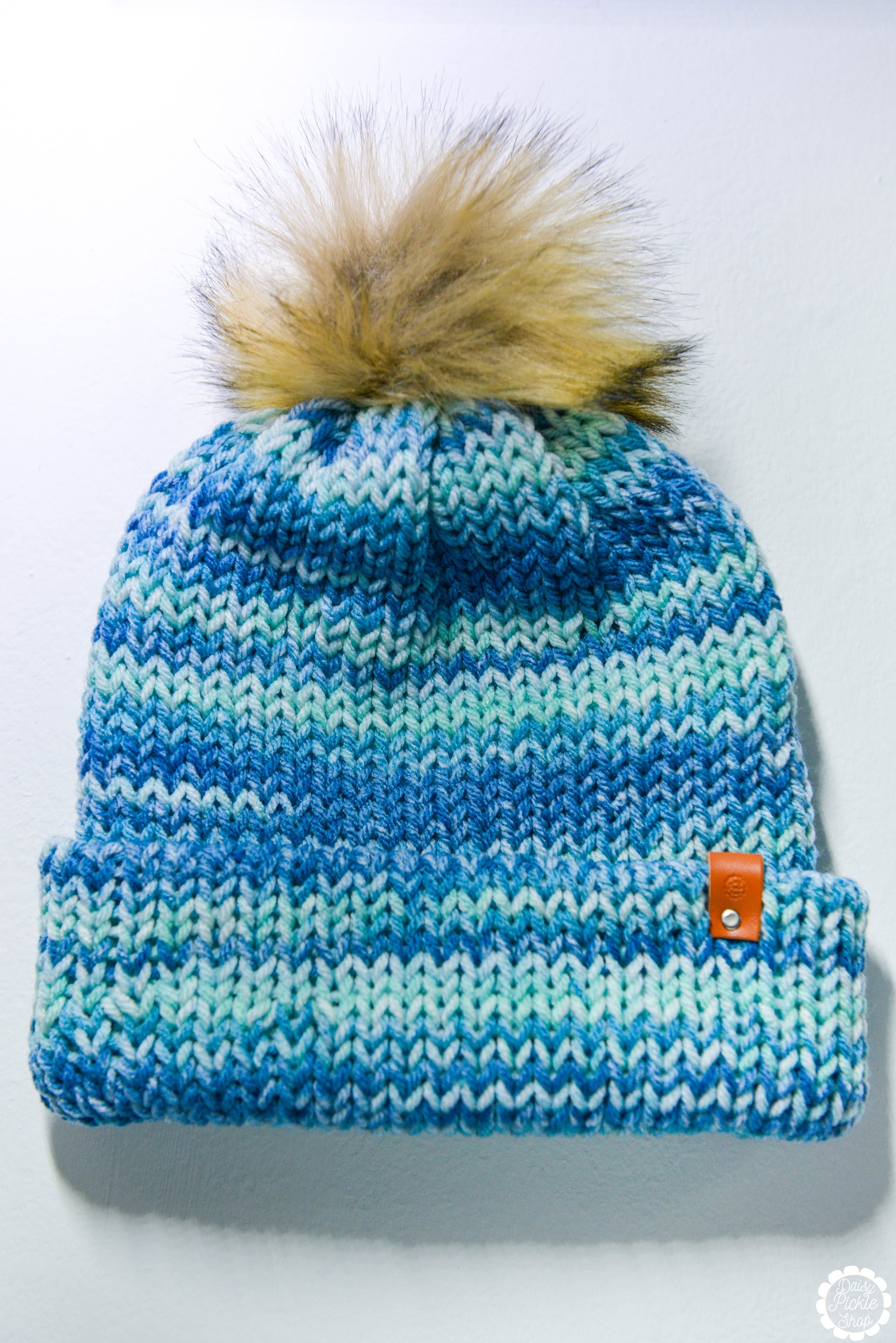 Blue Heathered Beanie