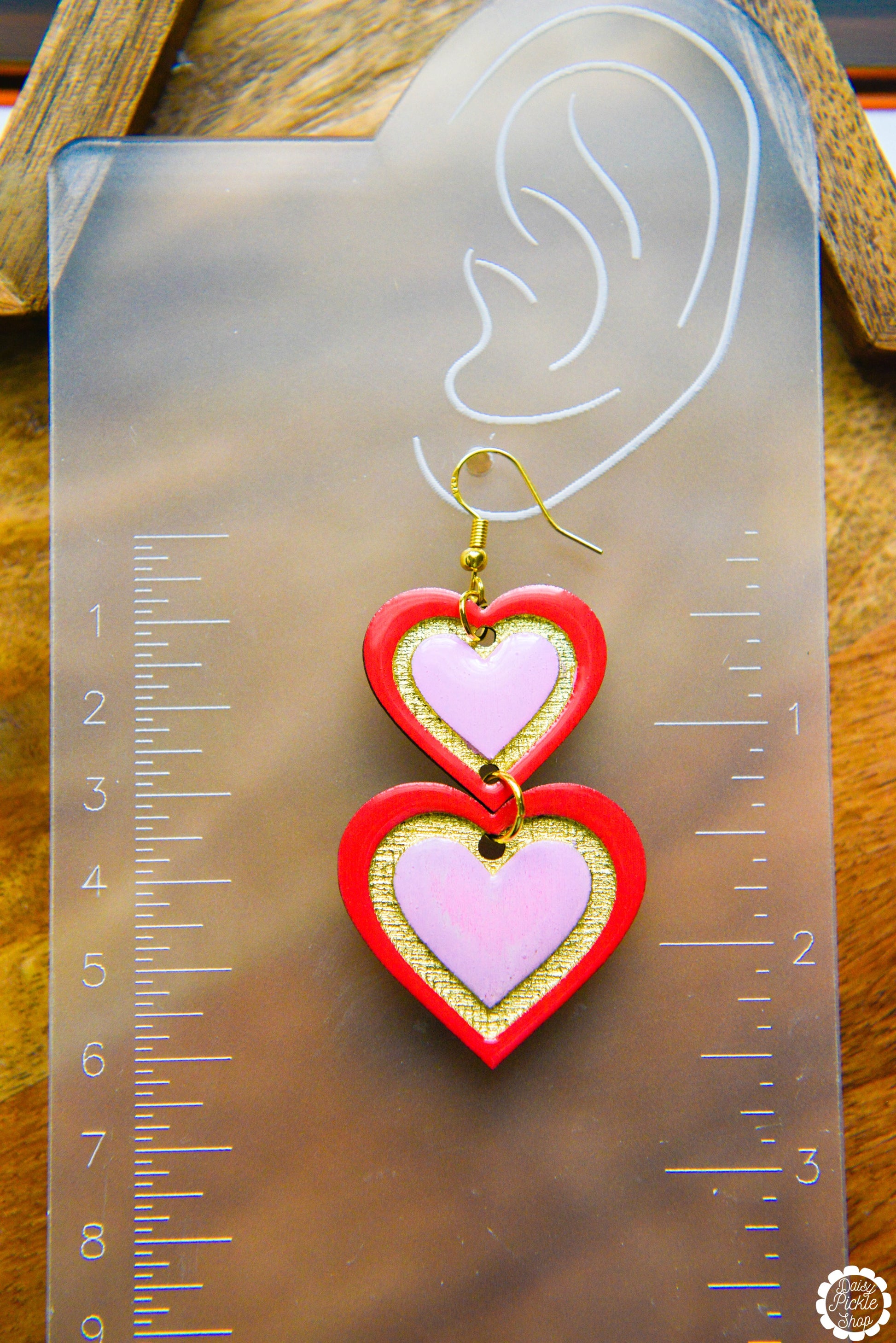 Infinite Heart Dangle Earrings