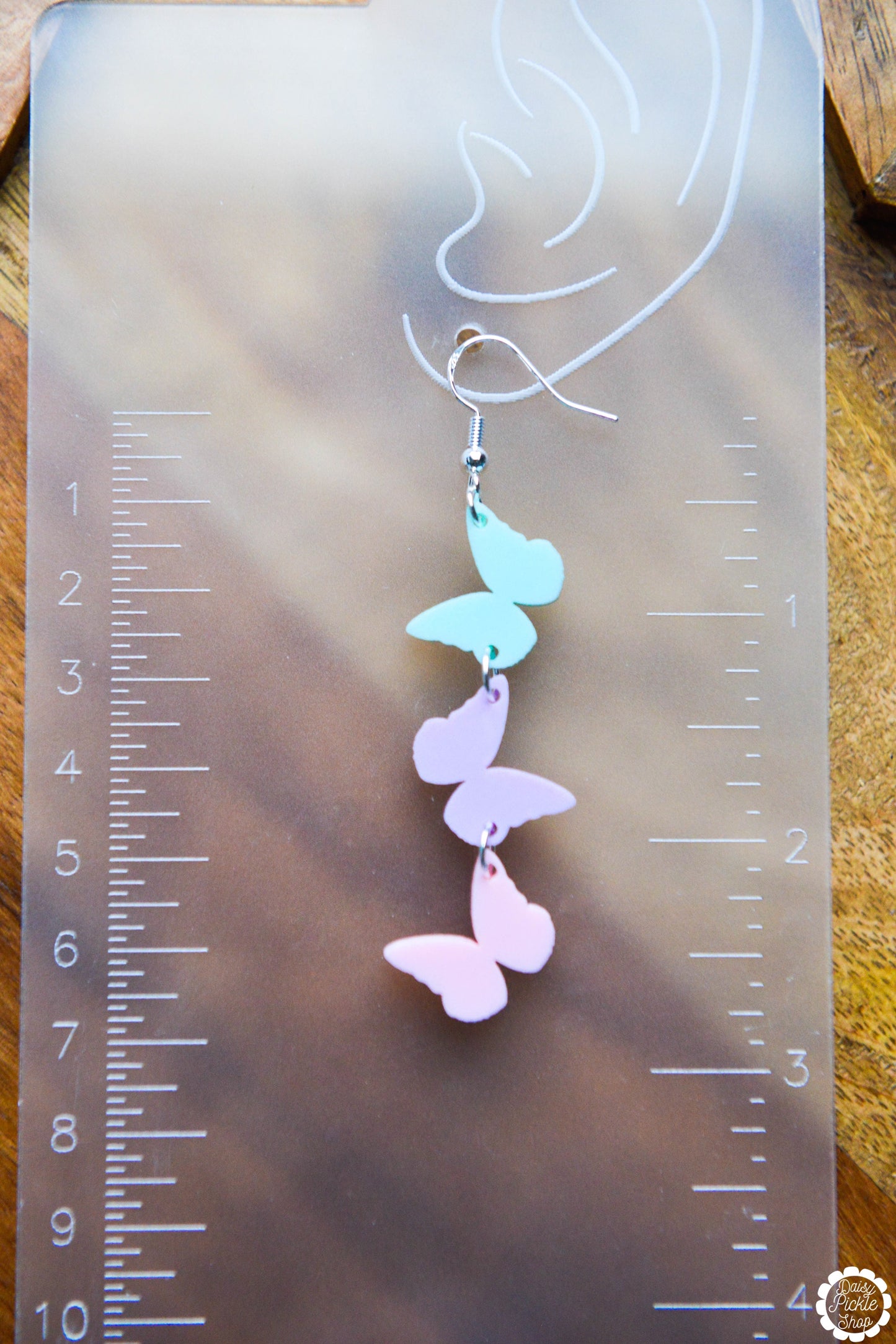 Pastel Butterfly Earrings