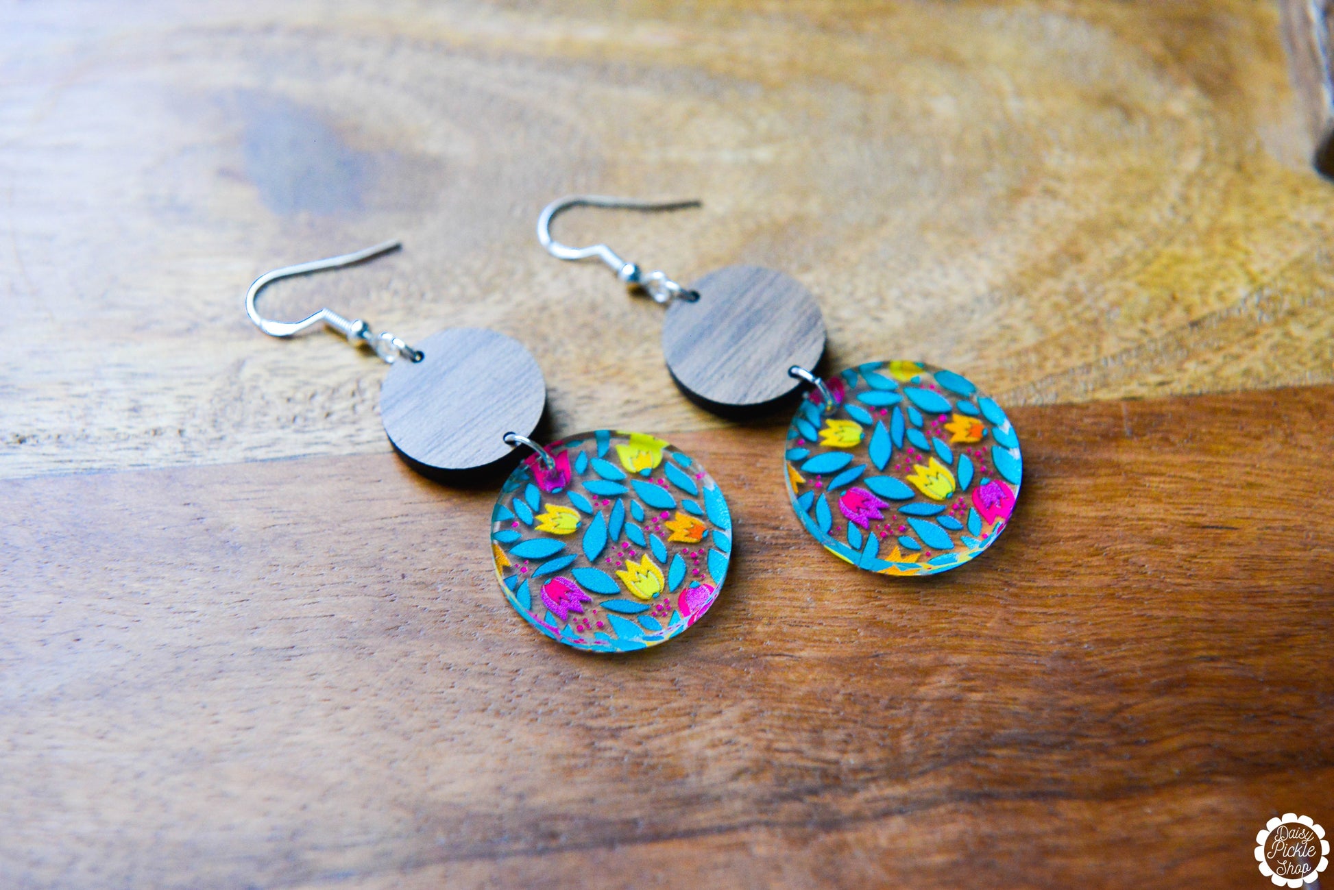 Colorful Tulip Earrings