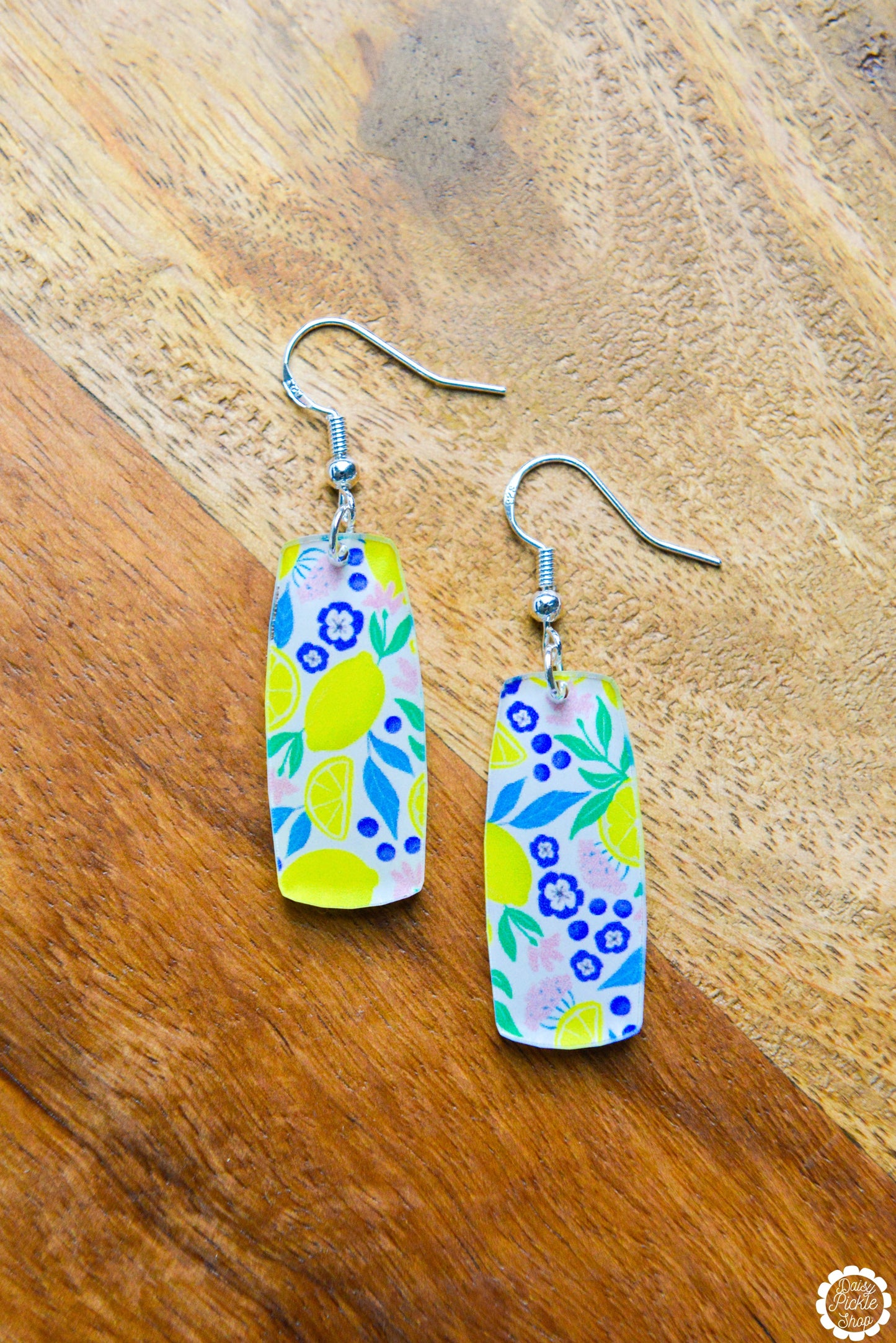 Blueberry Lemonade Earrings