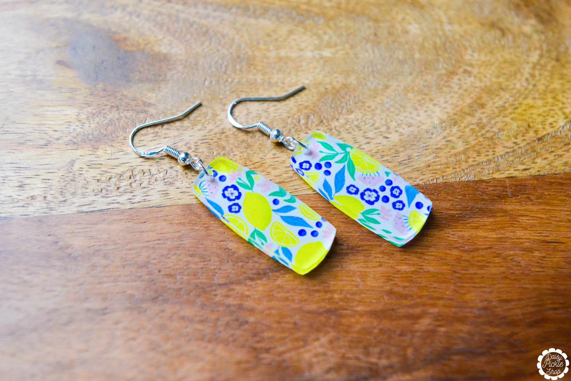 Blueberry Lemonade Earrings