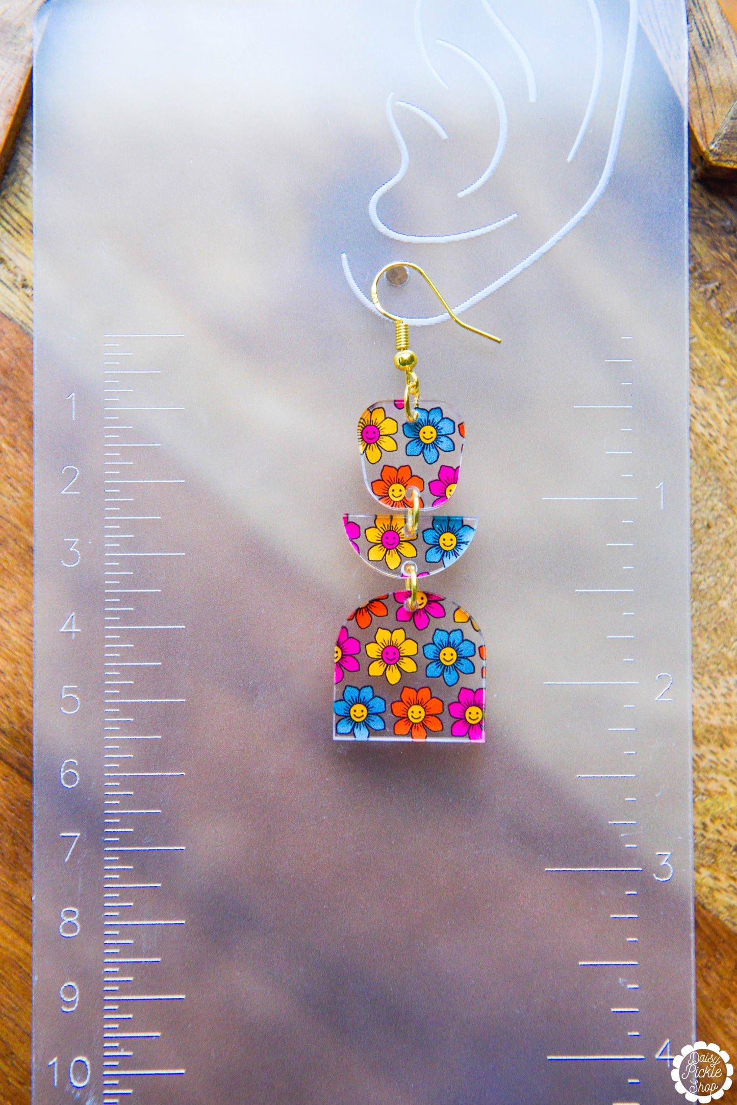 Smiley Daisy Stack Earrings