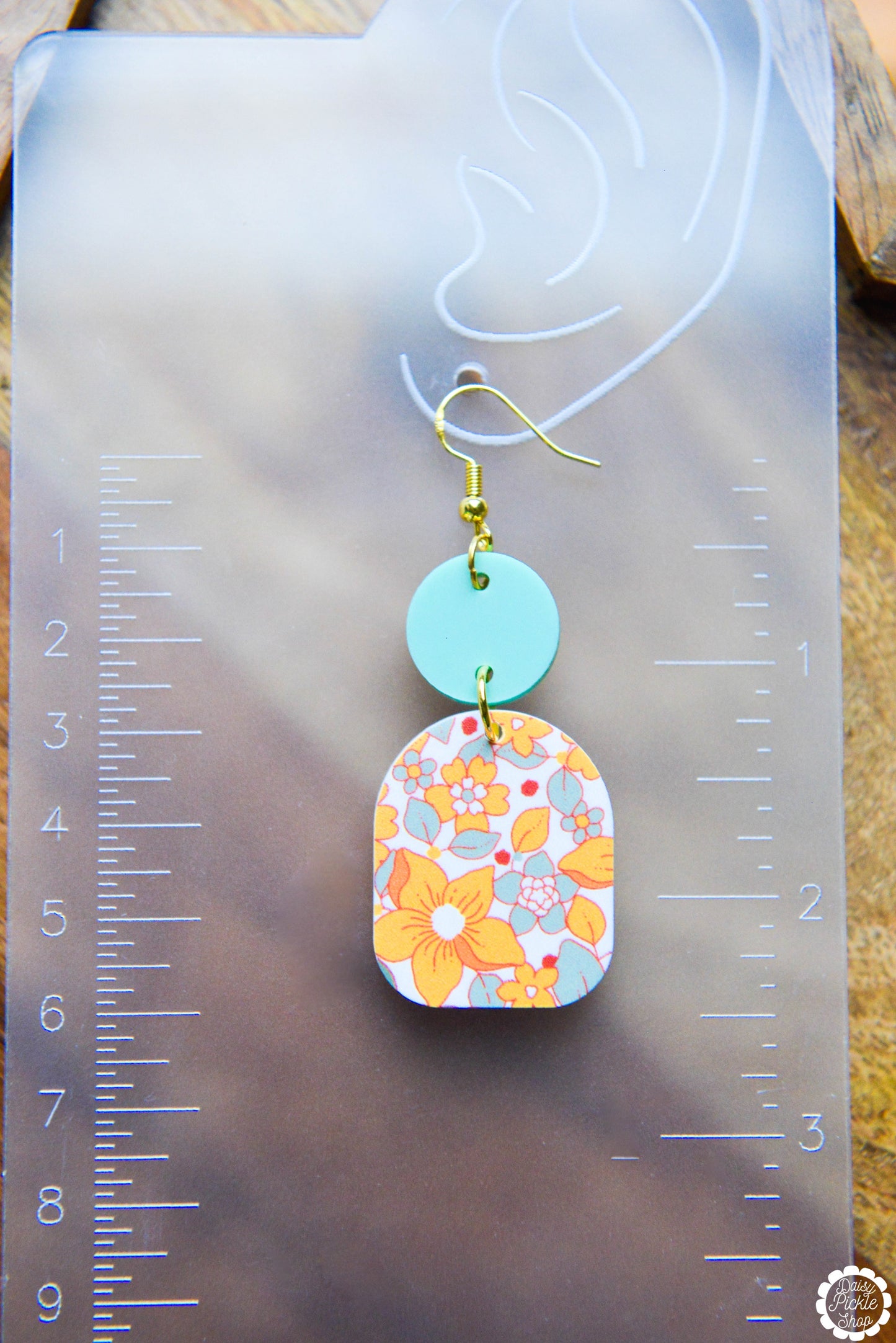 Yellow Spring Flower Earrings