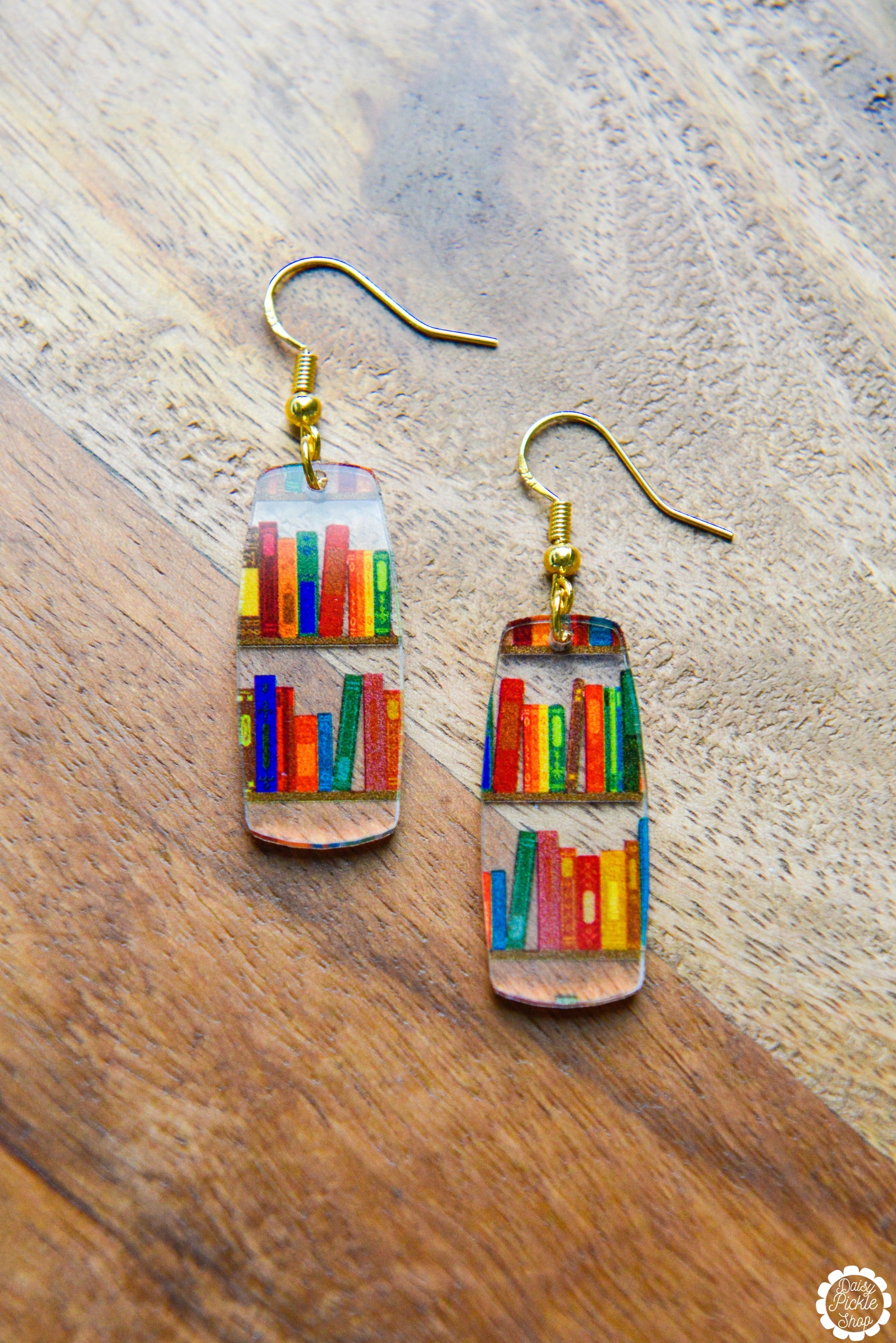 Bookish Dangle Earrings