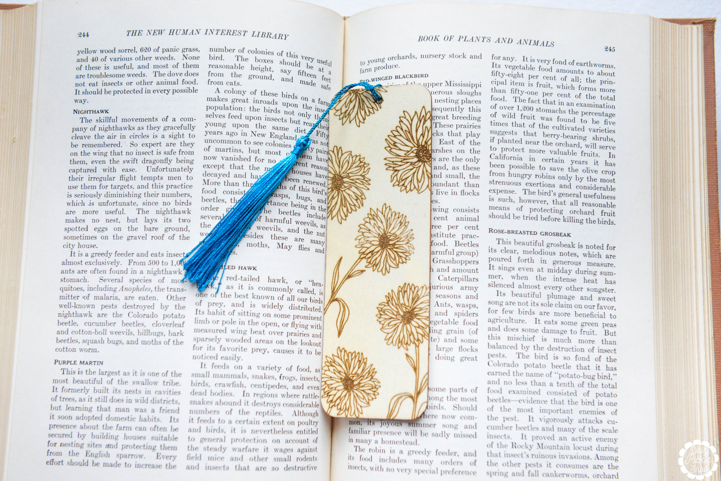 Birth Month Flower Bookmark