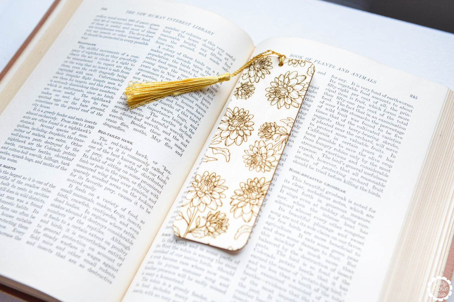 Birth Month Flower Bookmark