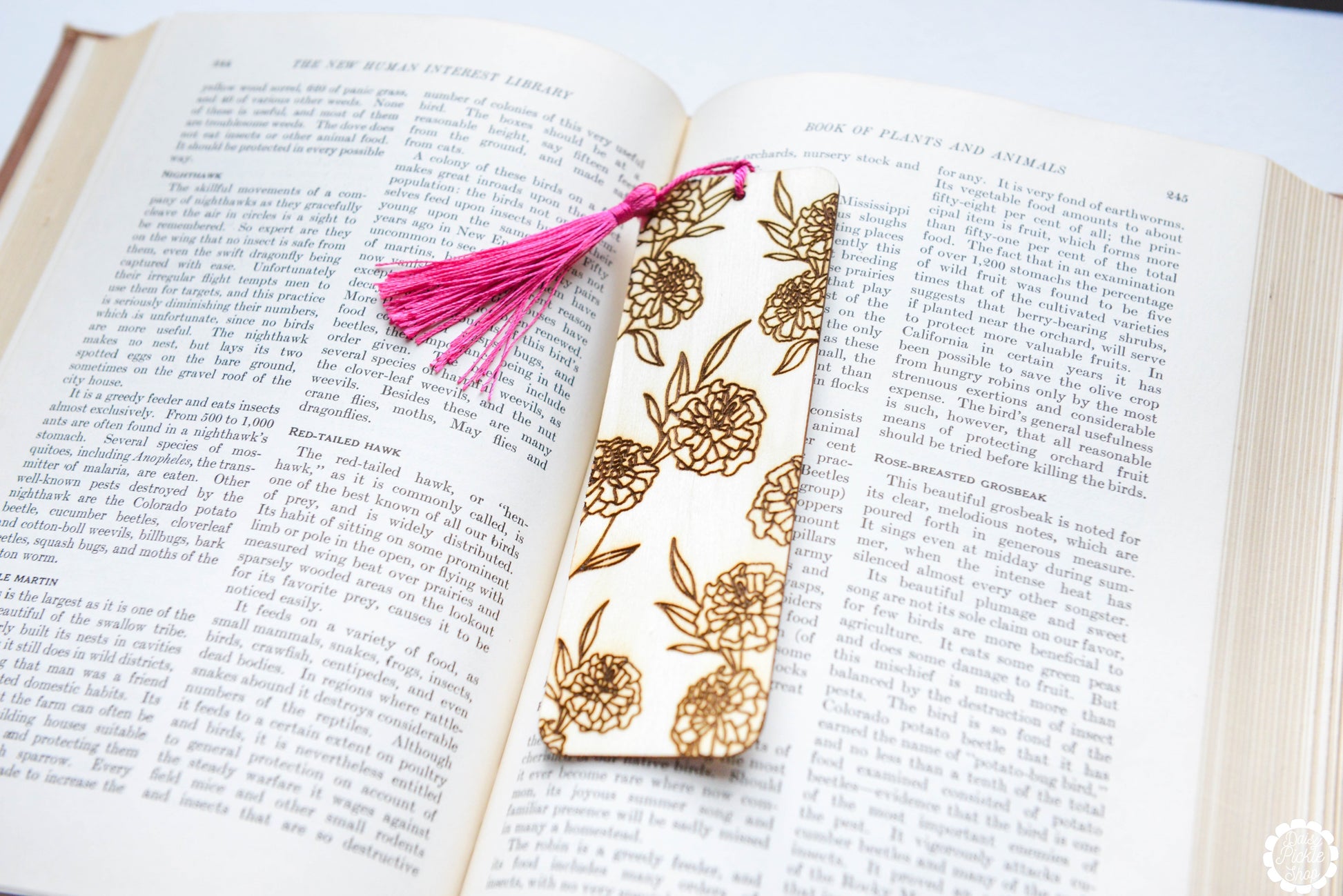 Birth Month Flower Bookmark