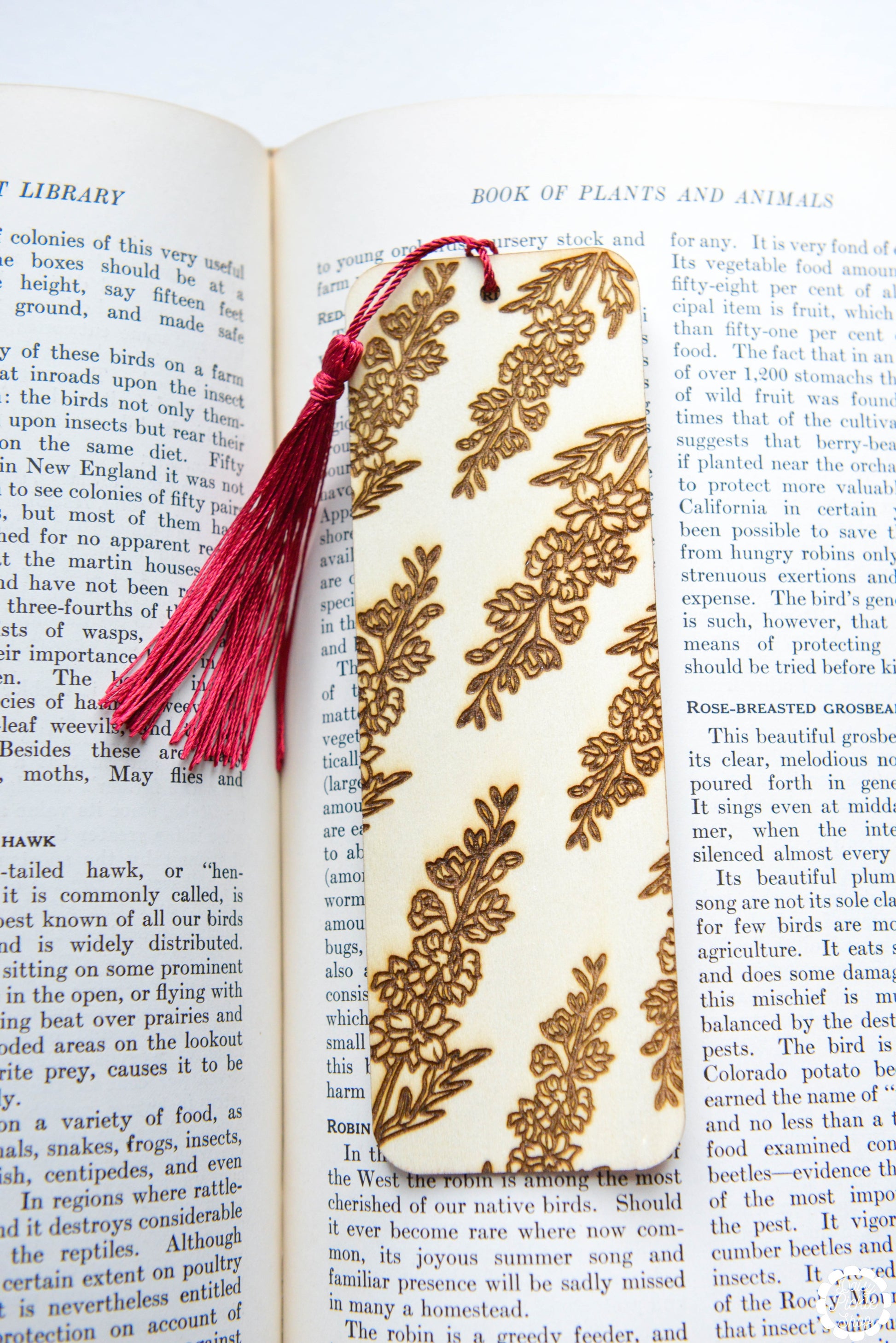 Birth Month Flower Bookmark