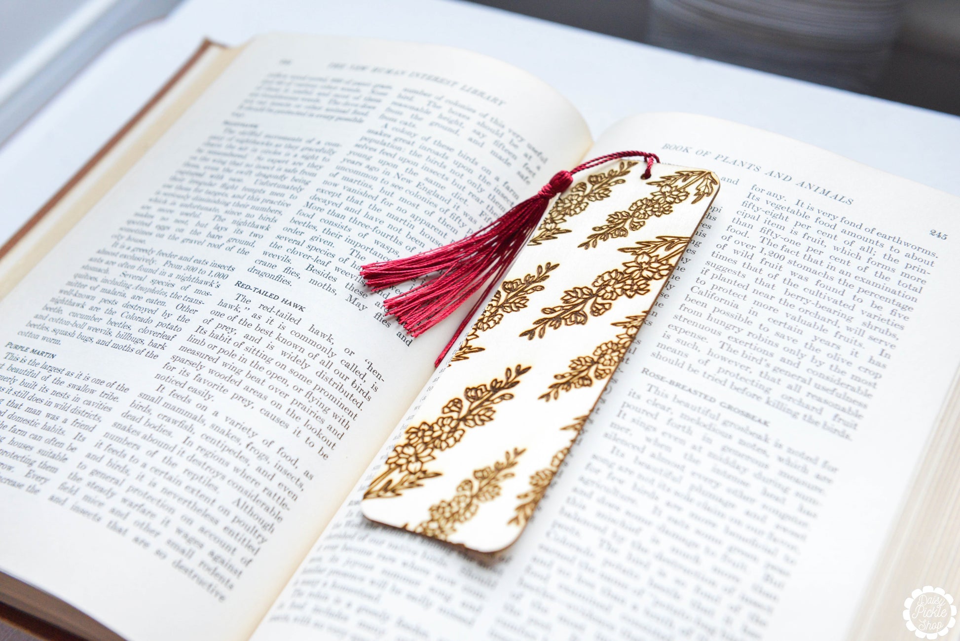 Birth Month Flower Bookmark