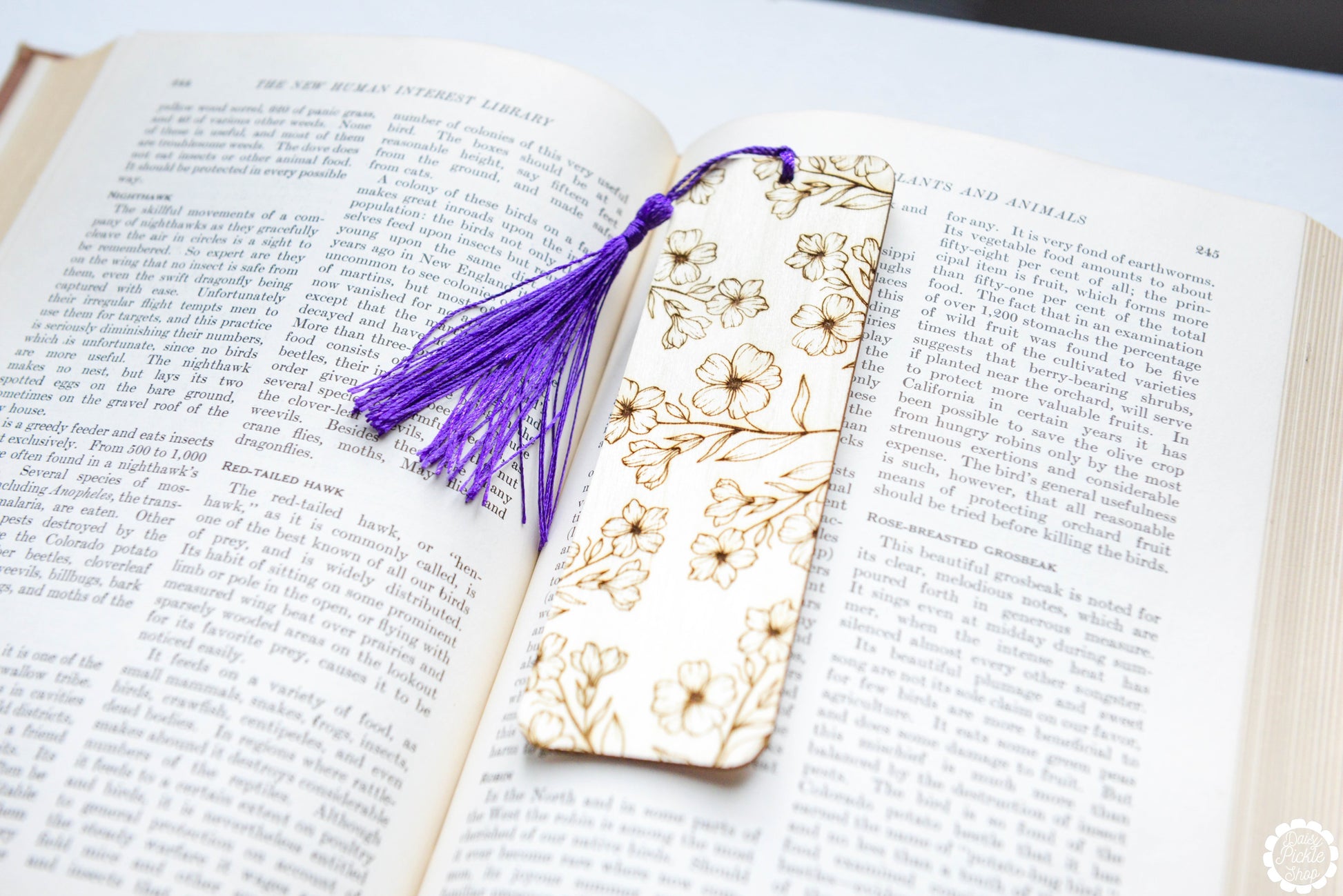 Birth Month Flower Bookmark