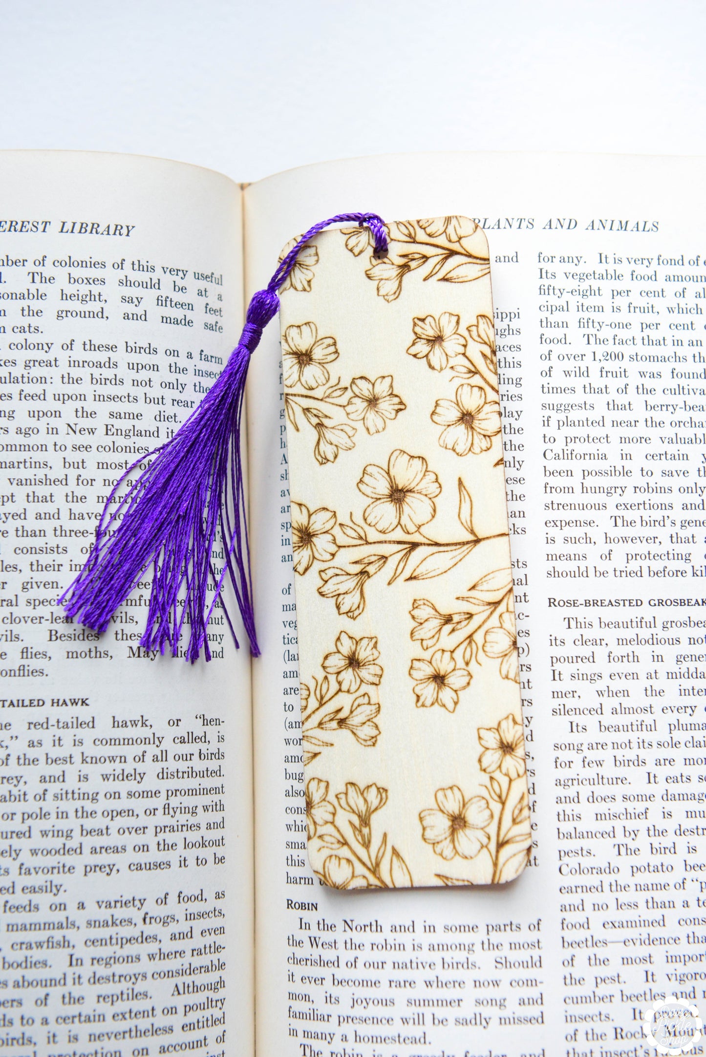 Birth Month Flower Bookmark