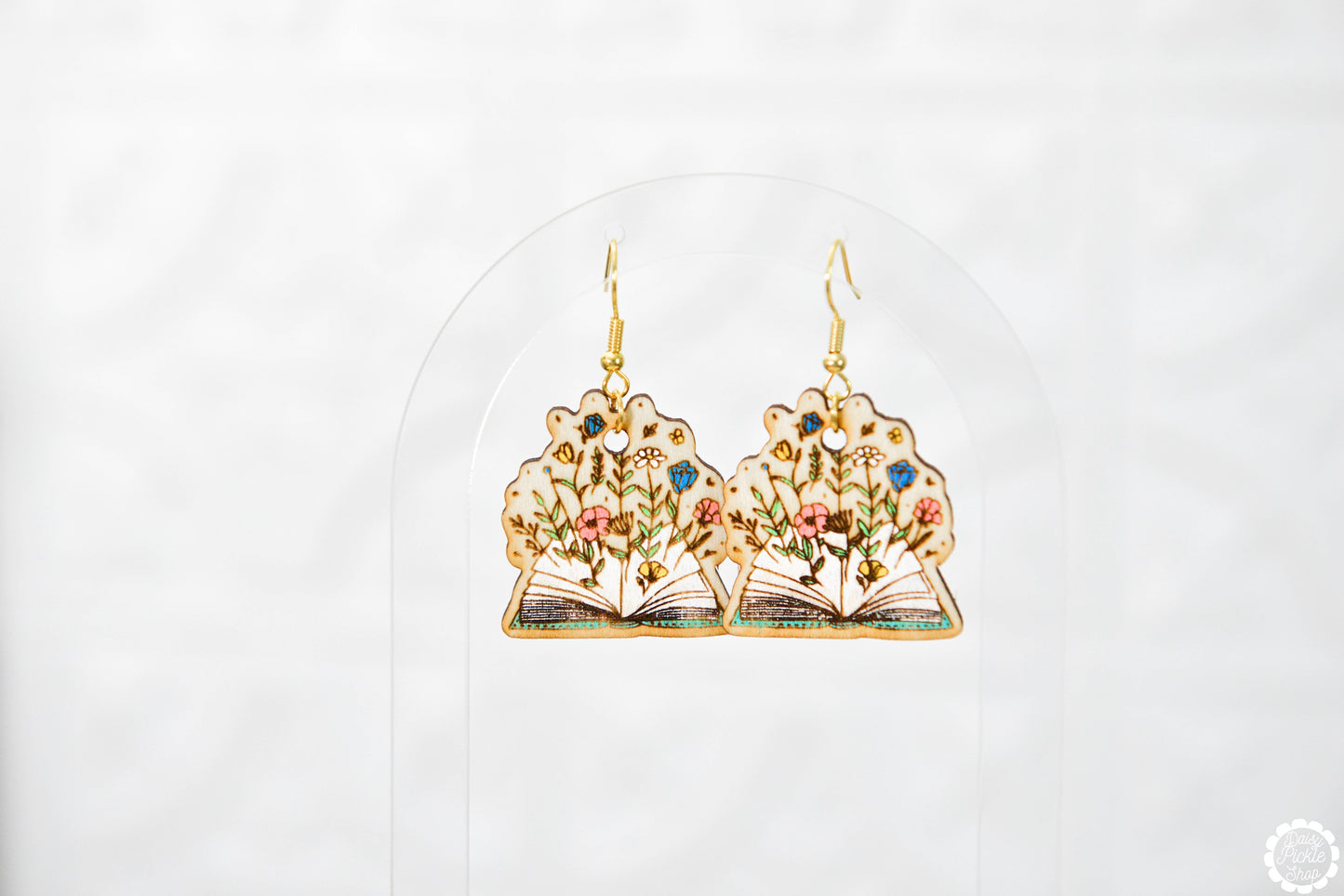 Book Flourish Earrings