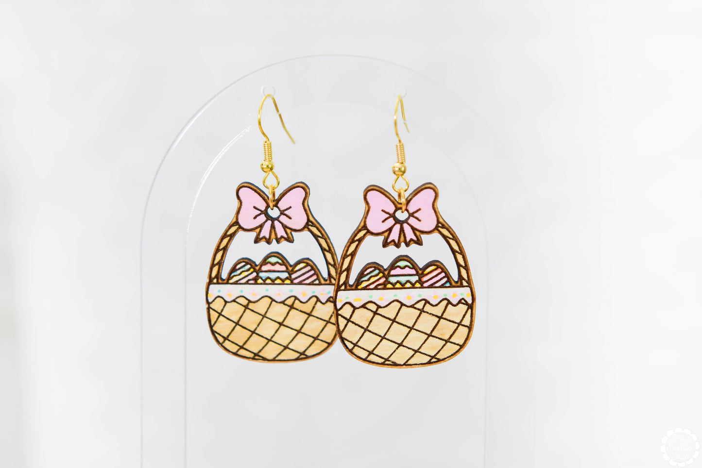 Pastel Easter Basket Earrings