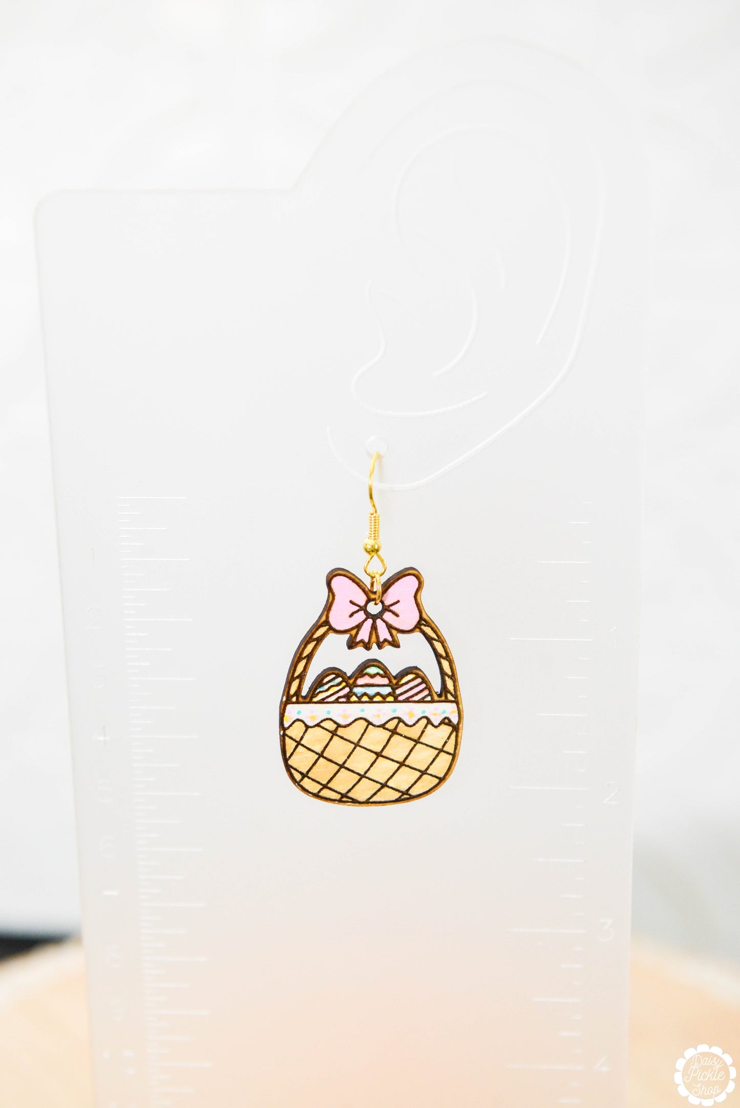 Pastel Easter Basket Earrings