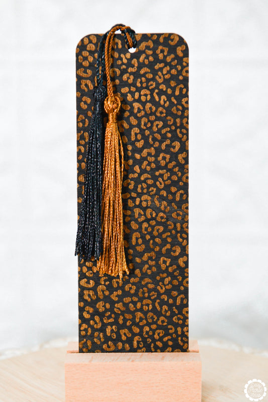 Black and Brown Leopard Bookmark