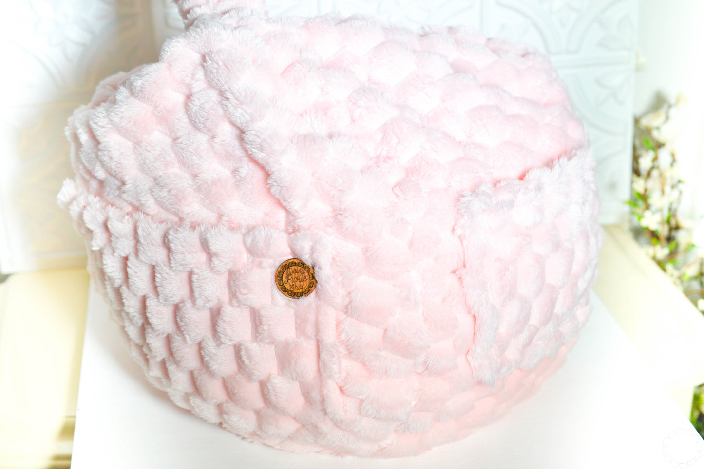 Pretty Pink Bean Bag Tablet Pouf  Media 2 of 3